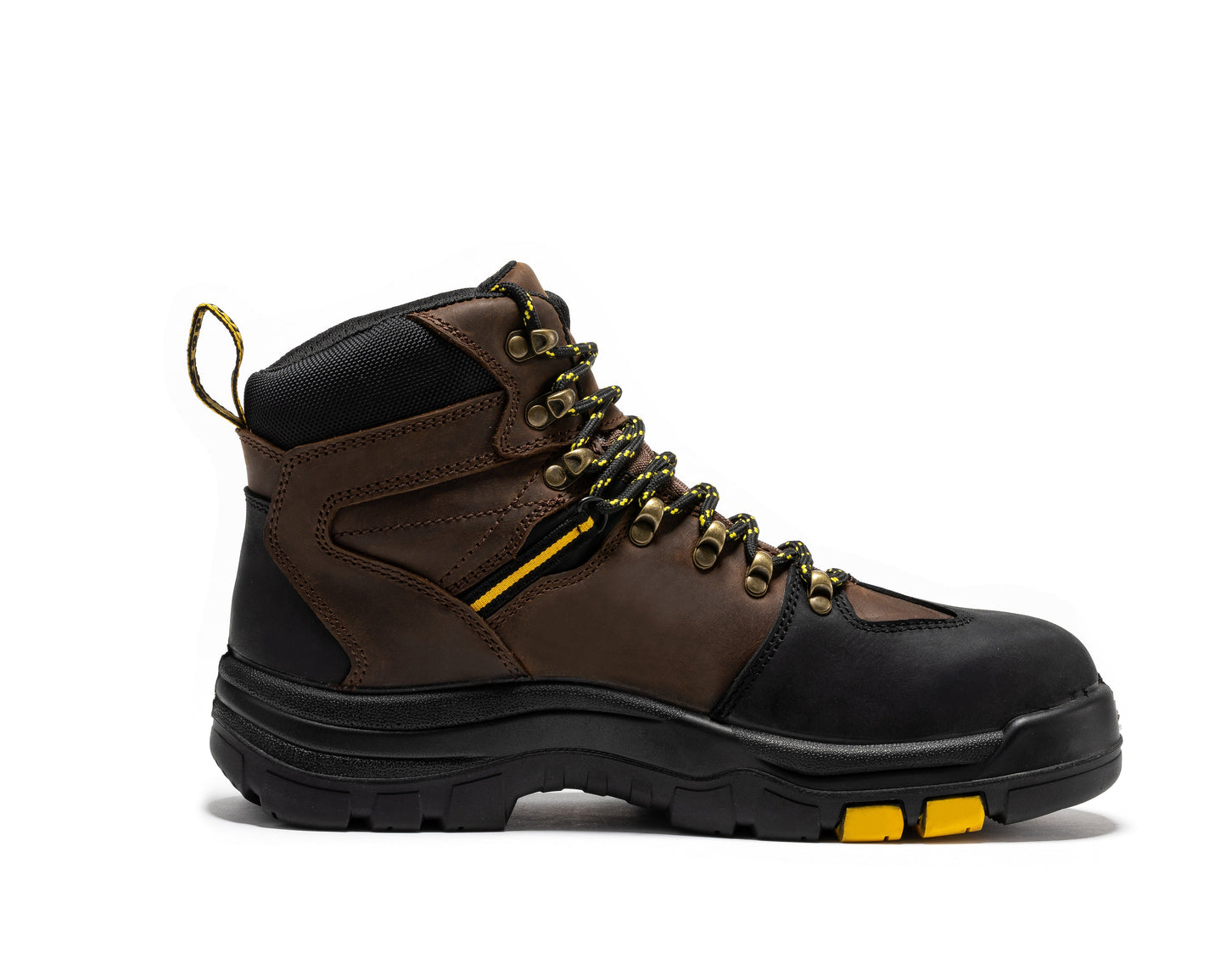 ROCKROOSTER Marfa Brown 6 inch Waterproof Composite Toe Leather Work Boots CP211 (5)