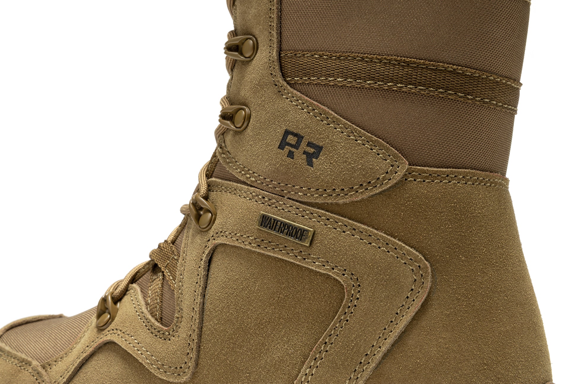 ROCKROOSTER Colmar Coyote 8 inch Suede Leather Waterproof Tactical & Military Boots AB520 (9)