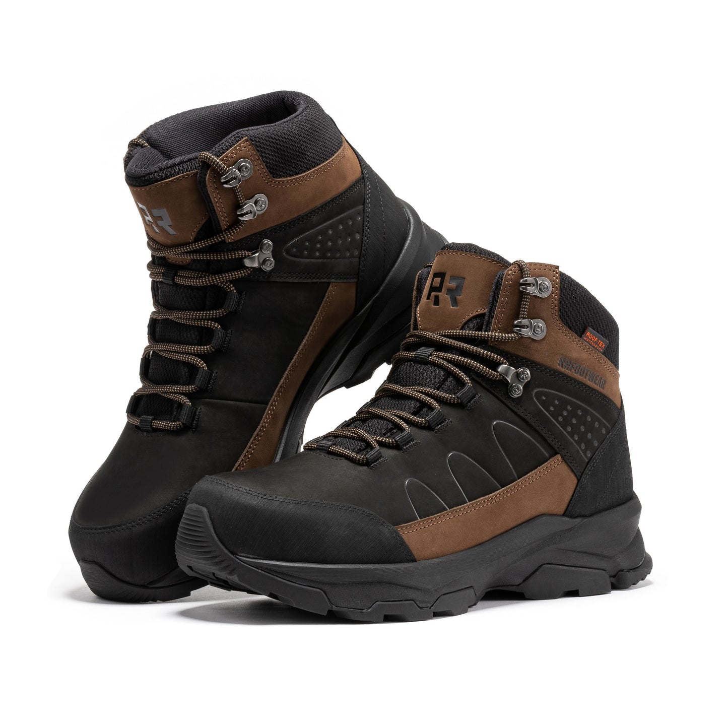 ROCKROOSTER Farmington 6 Inch Steel Toe Waterproof Hiking Boots AH002 (10)