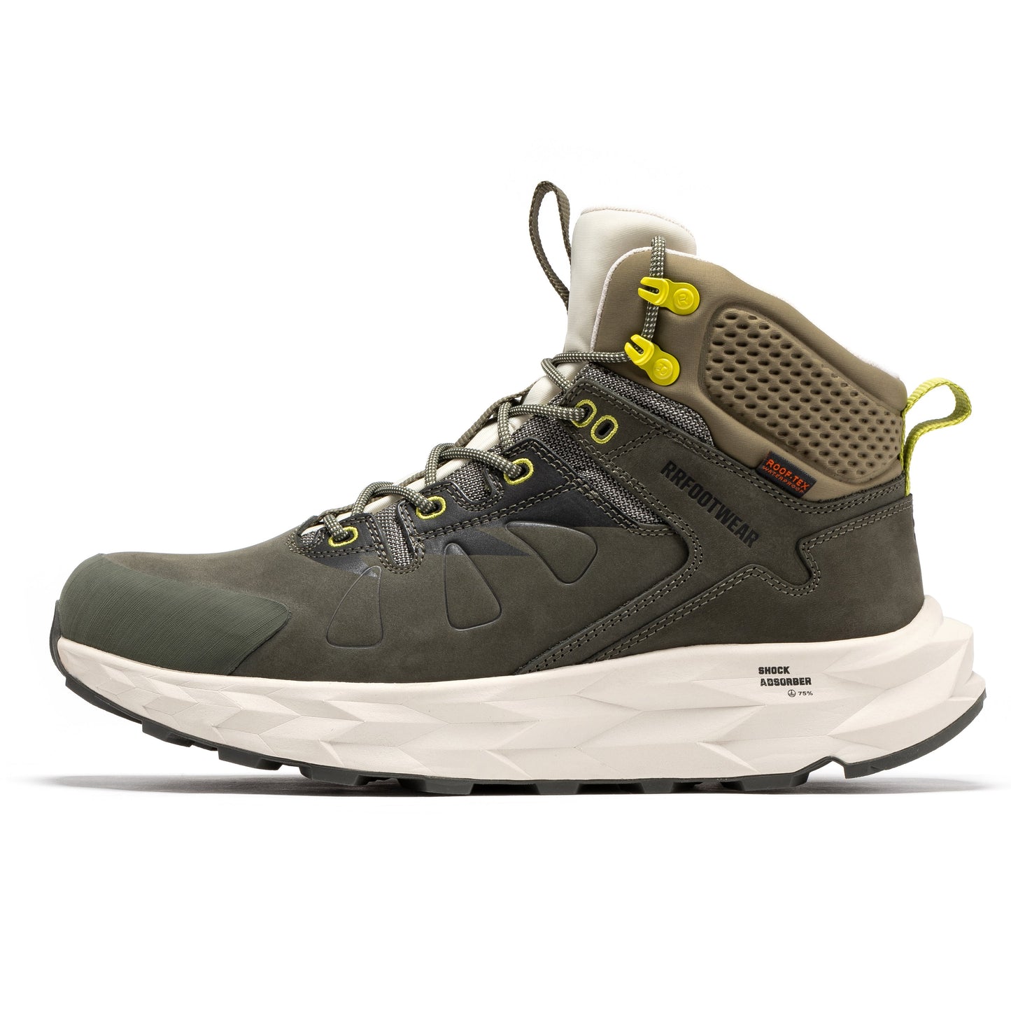 ROCKROOSTER Farmington Green 6 Inch Waterproof Hiking Boots with VIBRAM® Outsole OC21033 (5)