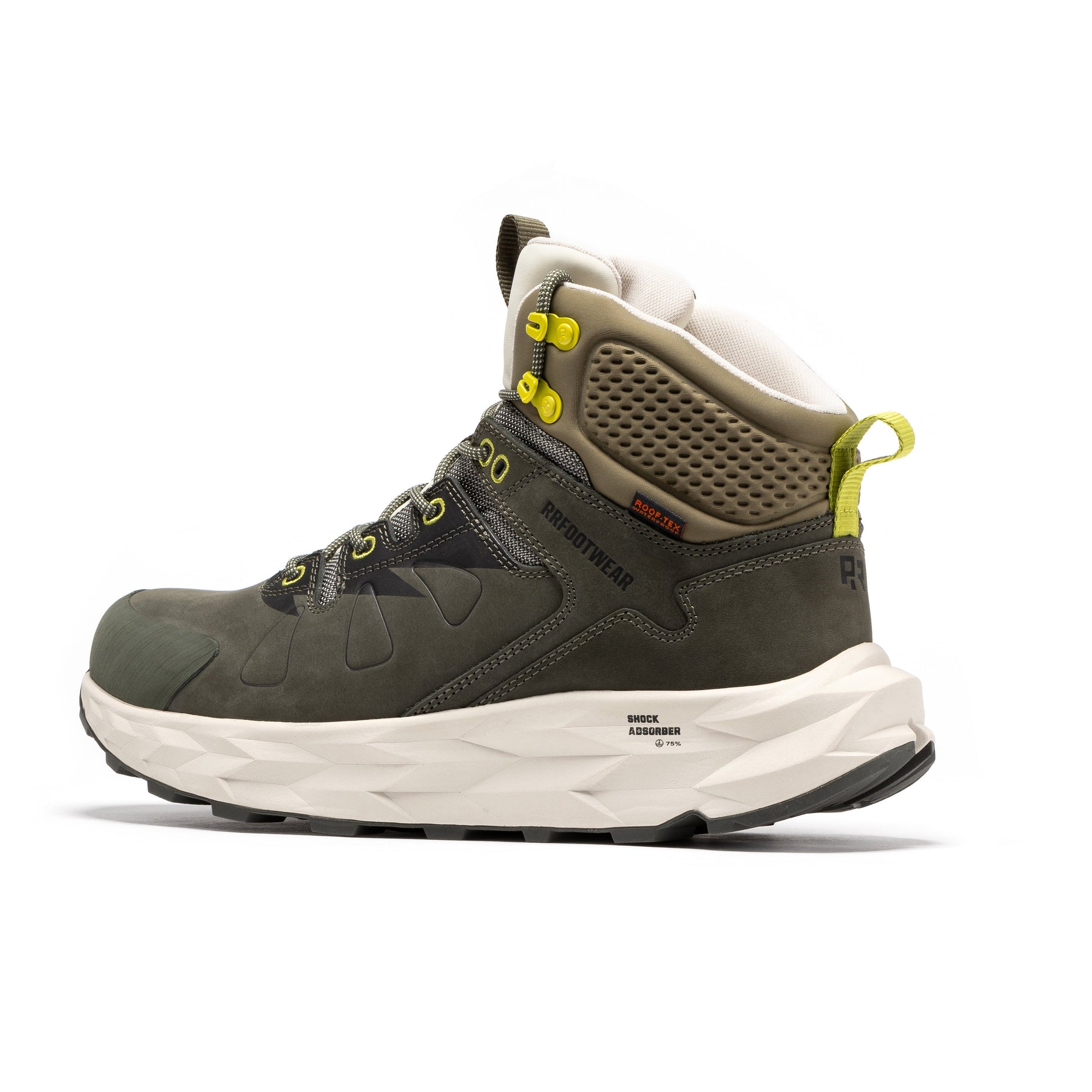 ROCKROOSTER Farmington Green 6 Inch Waterproof Hiking Boots with VIBRAM® Outsole OC21033 (2)