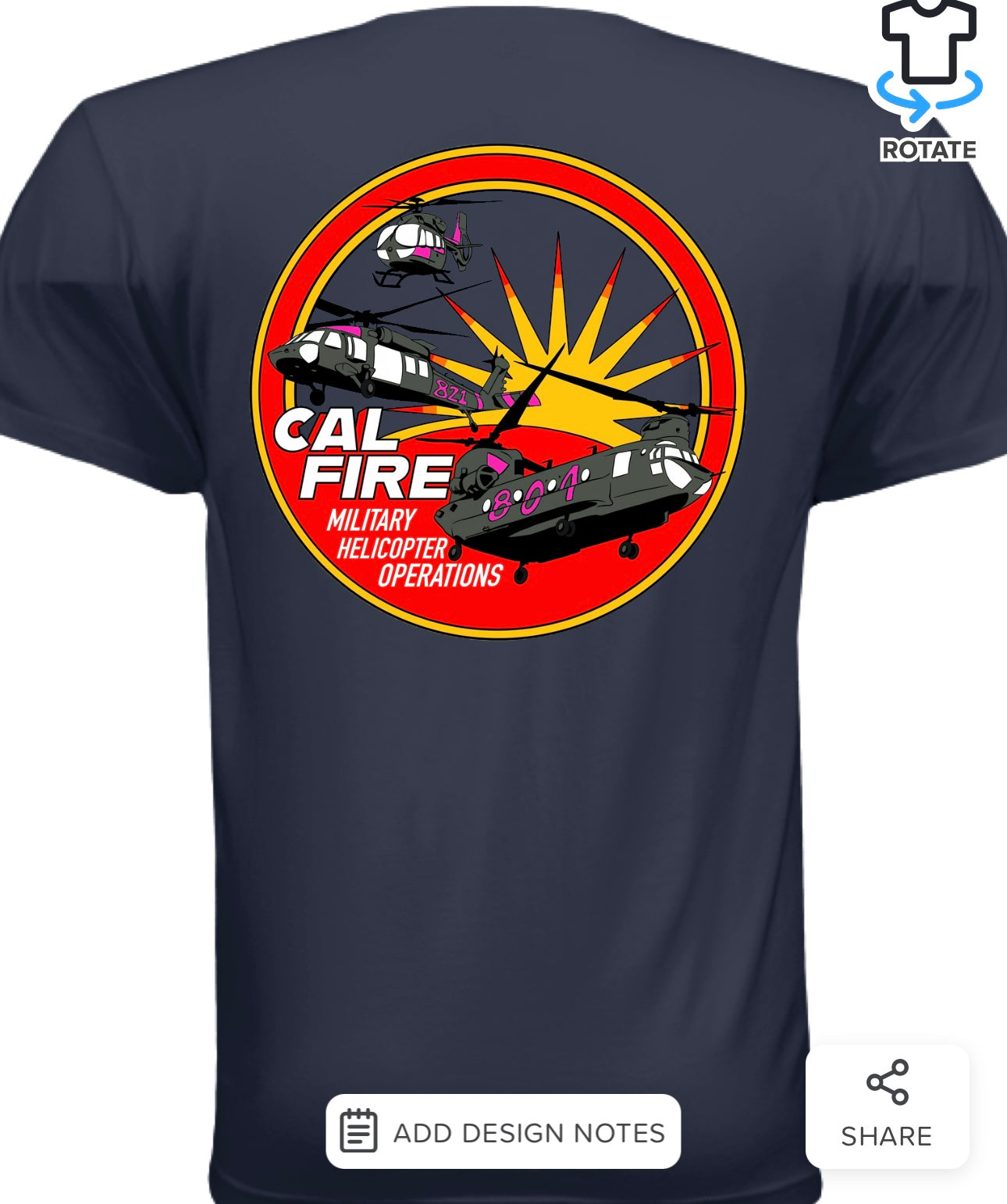Air National Guard DFND Short Sleeve Shirt - Midnight Navy - detail view