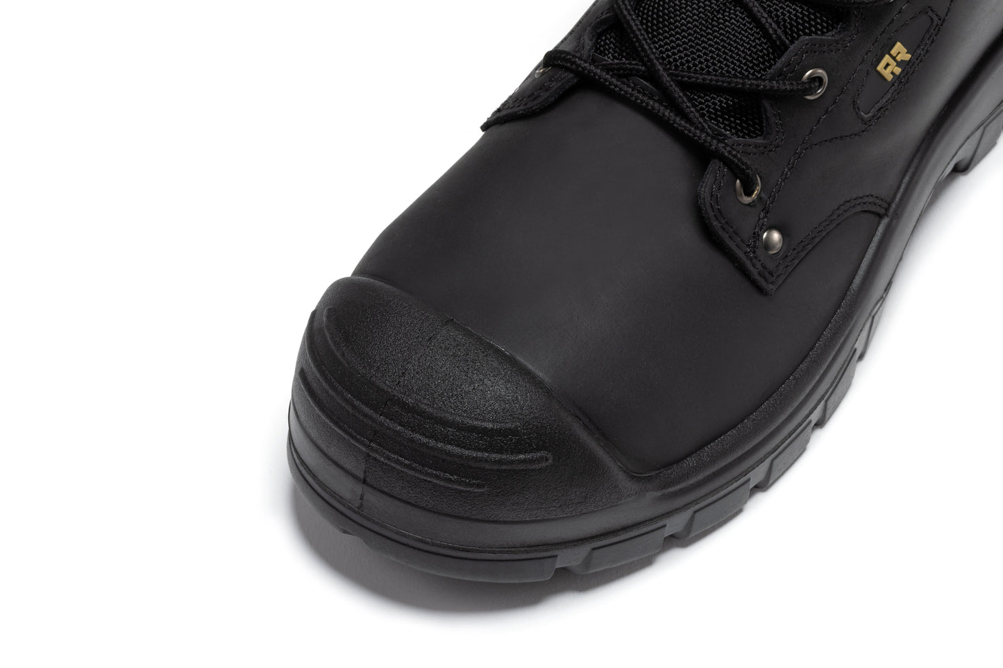 ROCKROOSTER Woodland Black 6 inch Waterproof Composite Toe Leather Work Boots AK662 (6)