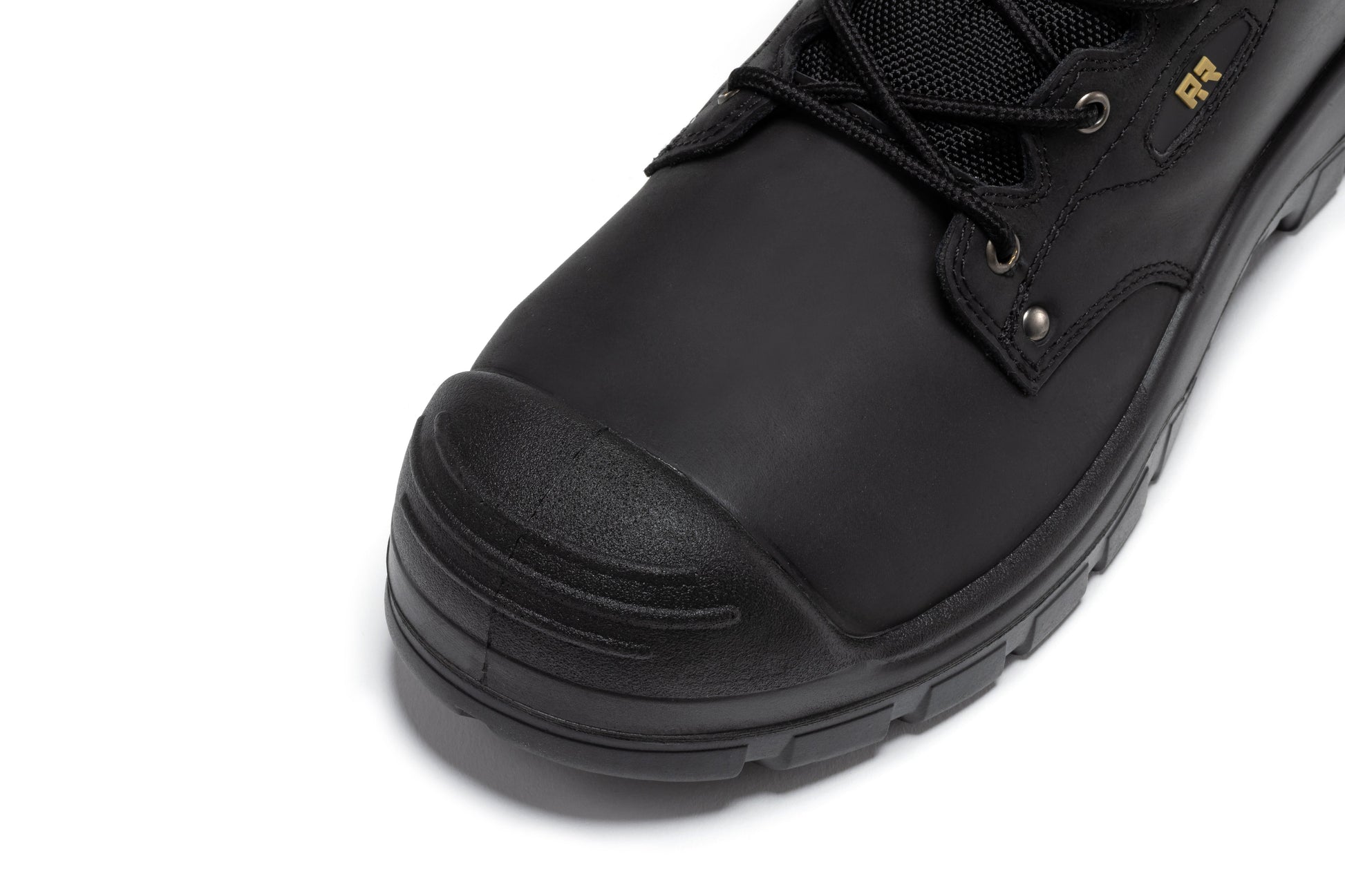 ROCKROOSTER Woodland Black 6 inch Waterproof Composite Toe Leather Work Boots AK662 (6)