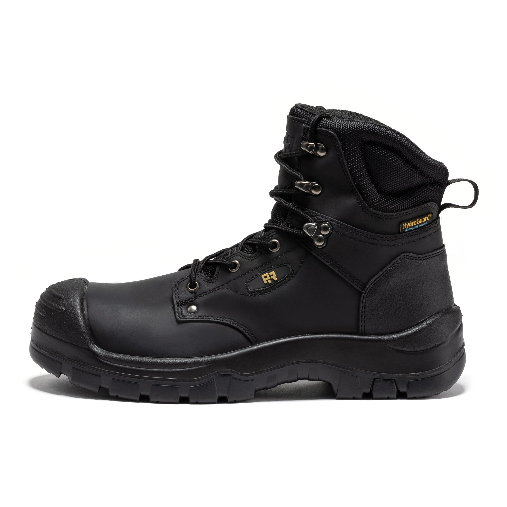 ROCKROOSTER Woodland Black 6 inch Waterproof Composite Toe Leather Work Boots AK662 (3)