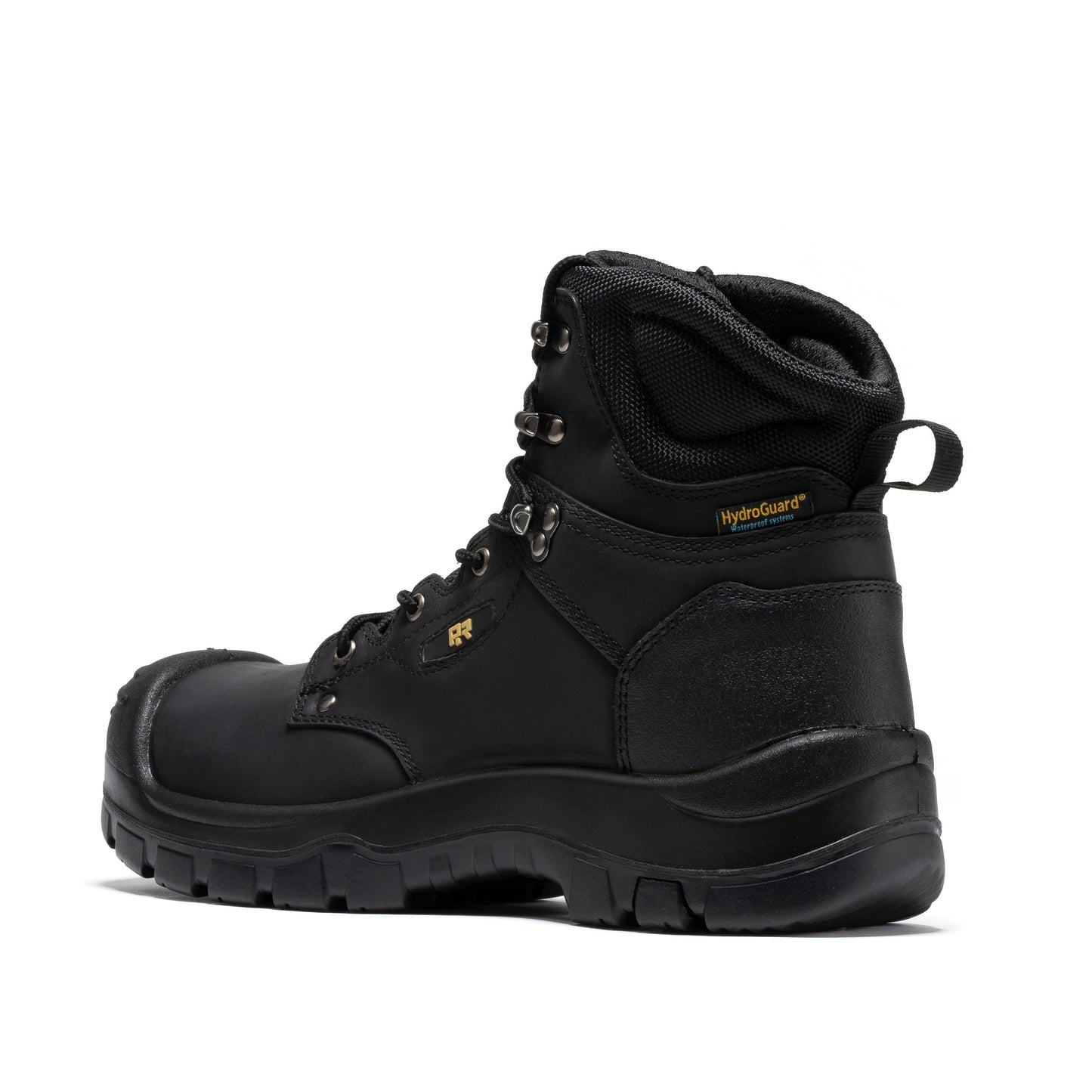 ROCKROOSTER Woodland Black 6 inch Waterproof Composite Toe Leather Work Boots AK662 (2)