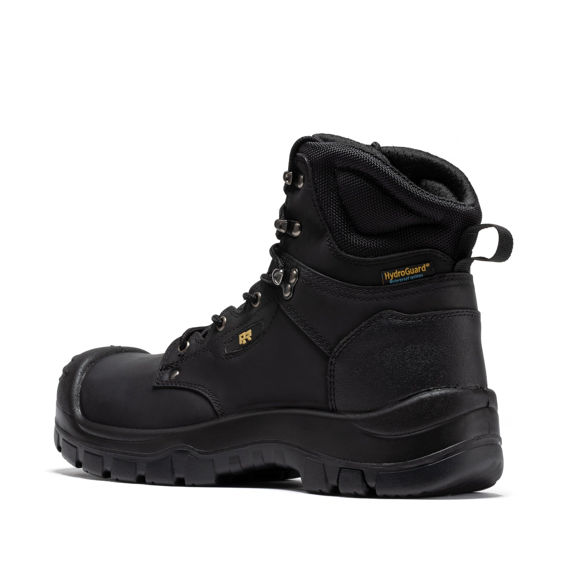 ROCKROOSTER Woodland Black 6 inch Waterproof Composite Toe Leather Work Boots AK662 (2)