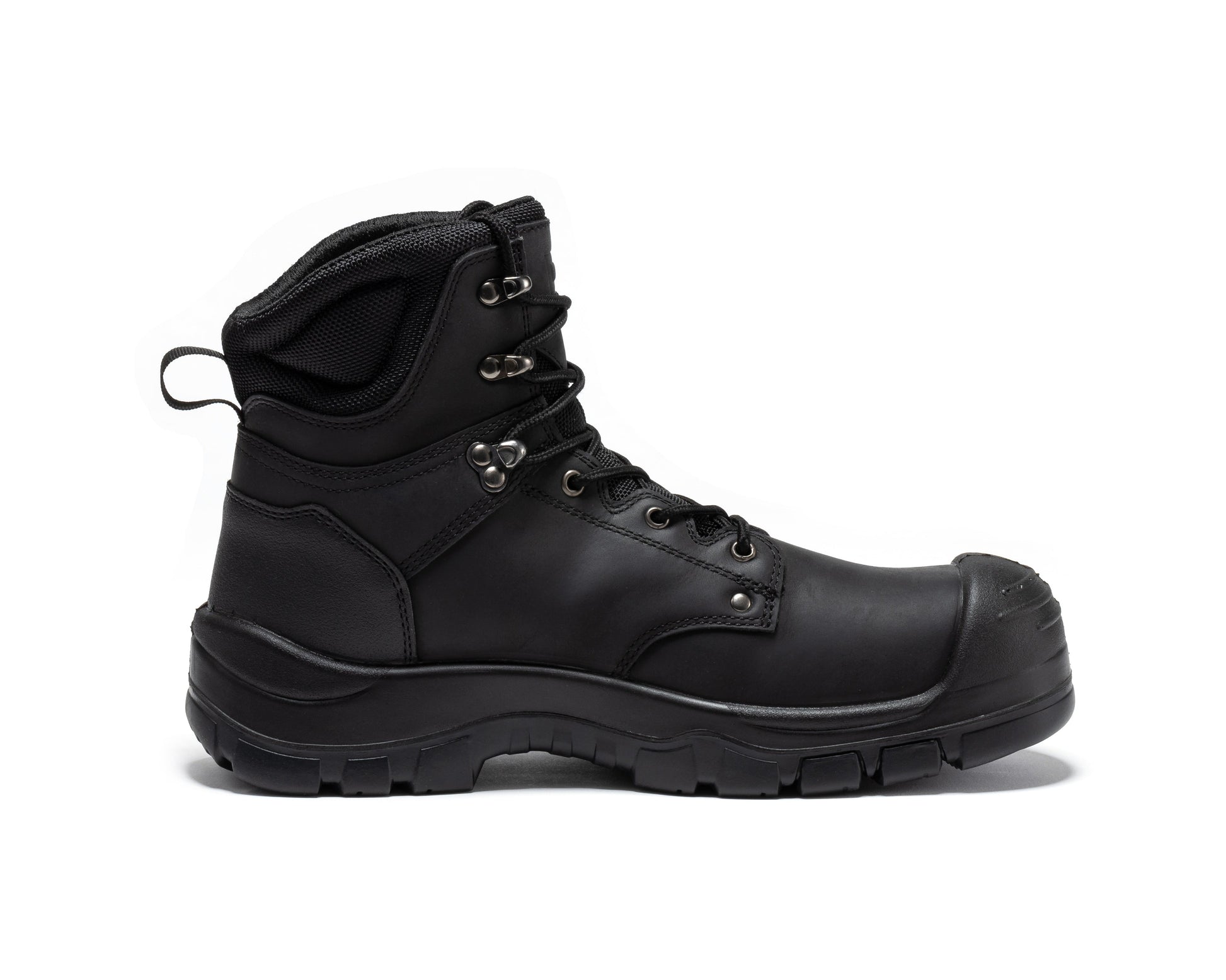 ROCKROOSTER Woodland Black 6 inch Waterproof Composite Toe Leather Work Boots AK662 (8)