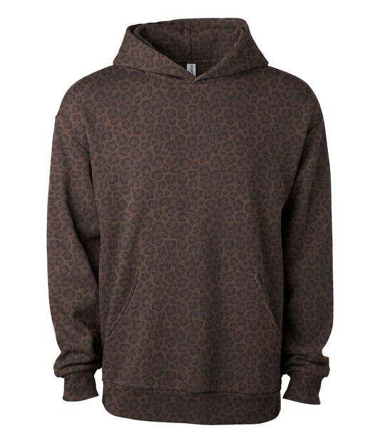 AVENUE Leopard 8.5oz/280gm Midweight Pullover Hood