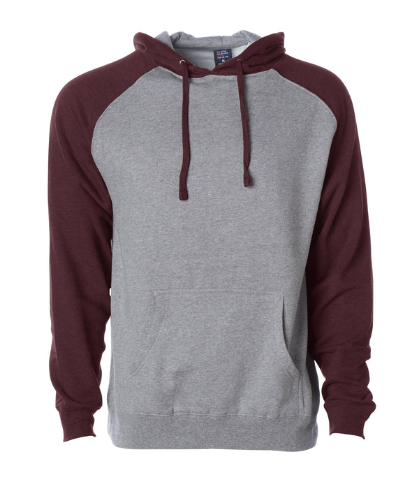 Raglan Sleeve Pullover Hood