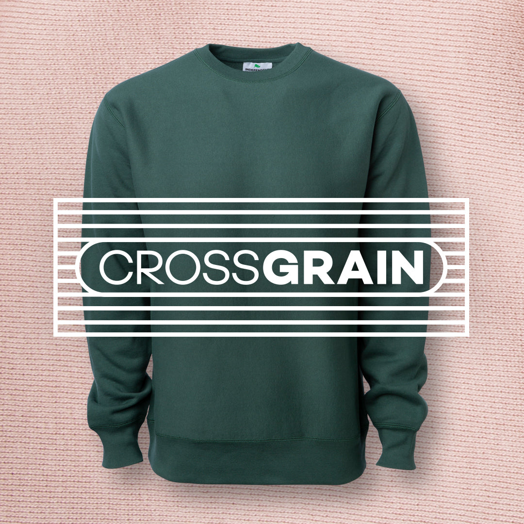 LEGEND 13.5oz/450gm Heavyweight Cross-Grain Crew