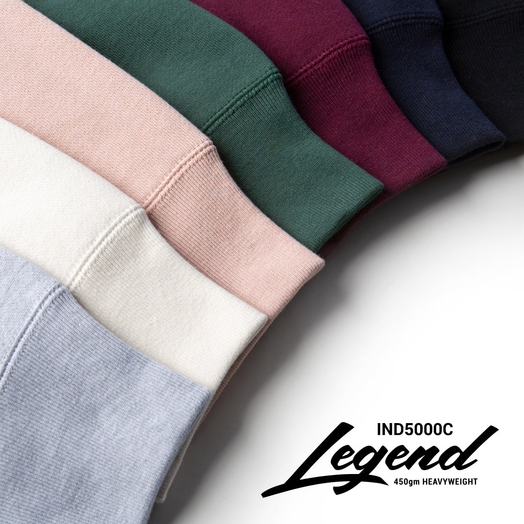 LEGEND 13.5oz/450gm Heavyweight Cross-Grain Crew