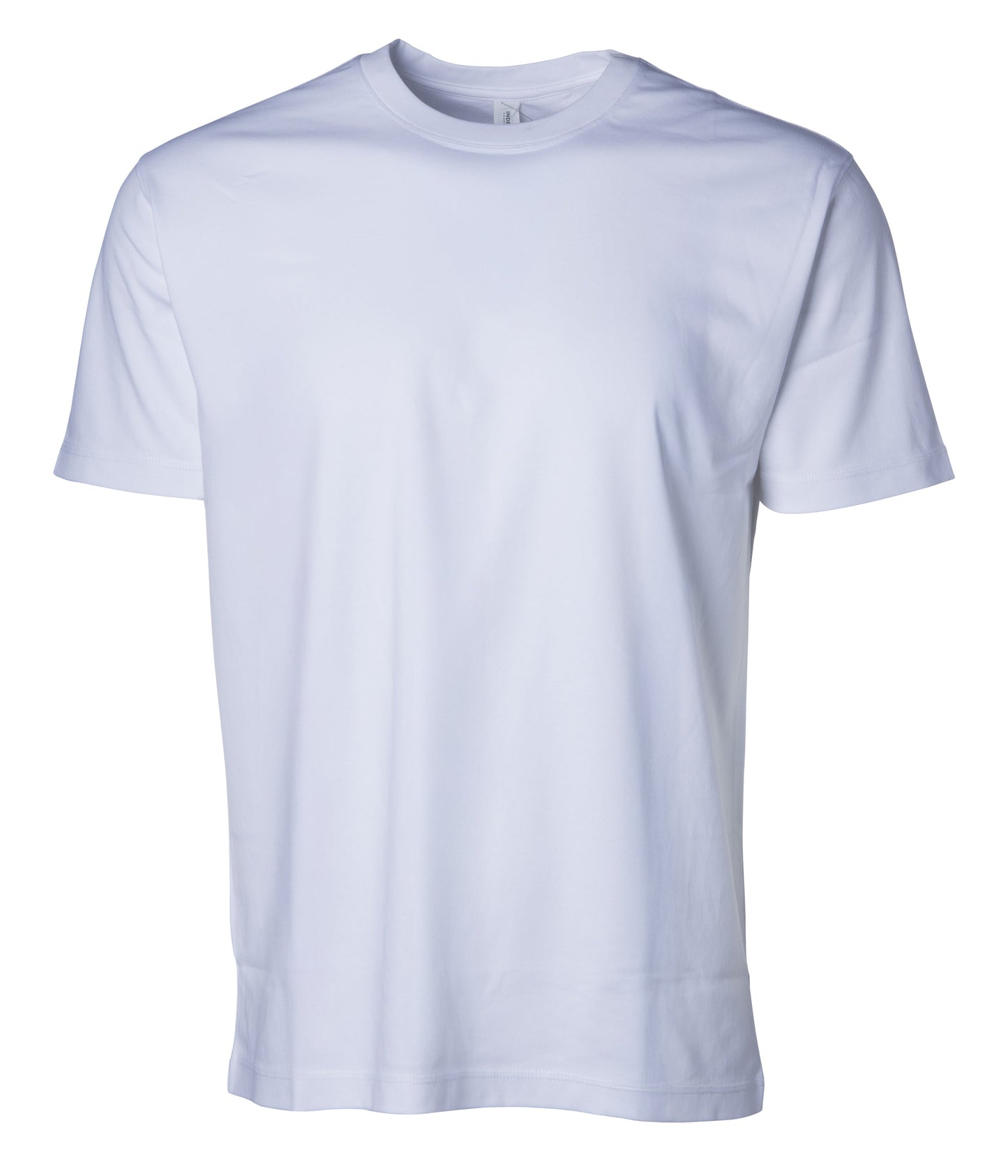 Independent Trading Company LUX Interlock Heavyweight Combed Cotton T-Shirt in White