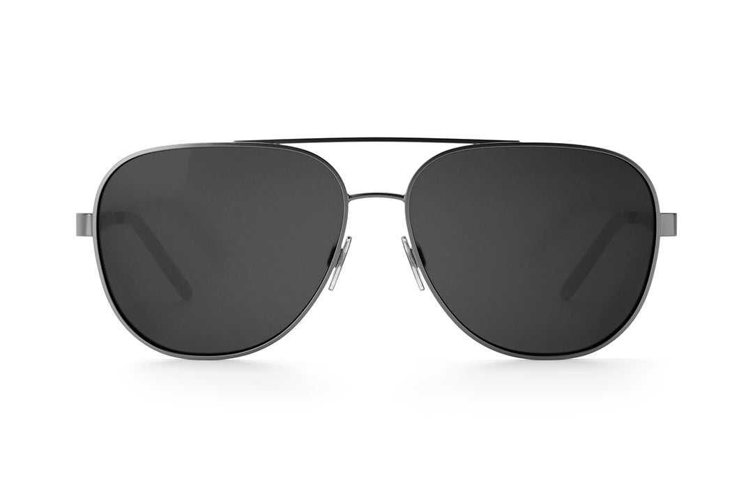 Heat Wave Visual Incline Gun Metal Frame Black Lens sunglasses view 4