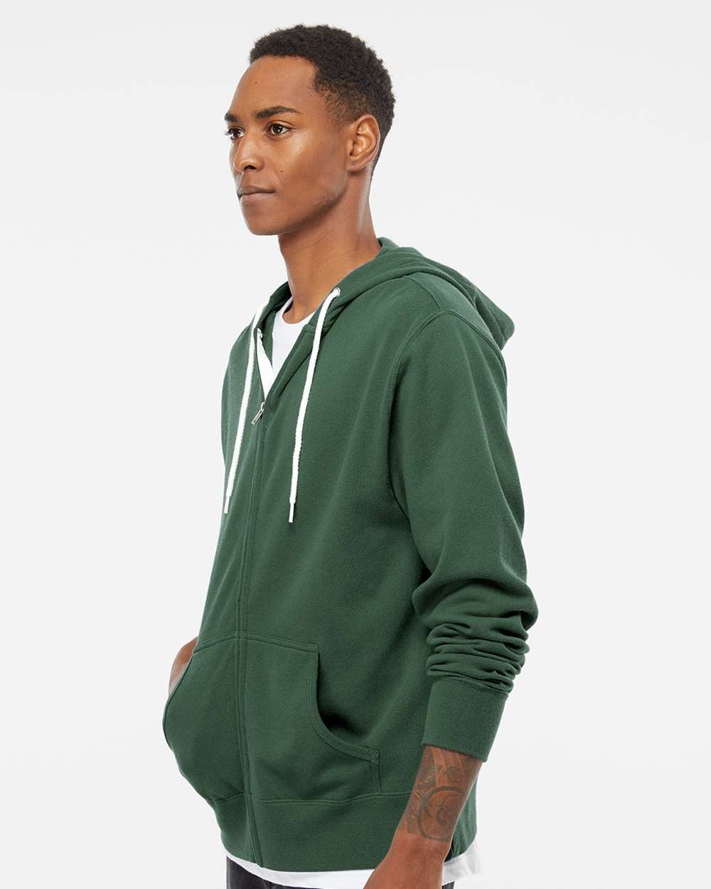 Unisex Lightweight Zip Hood