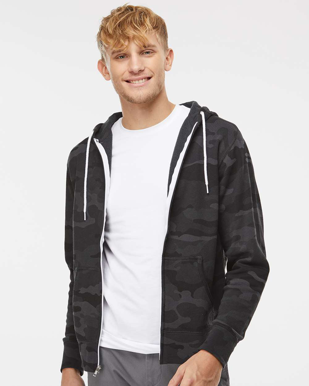 Unisex Lightweight Zip Hood