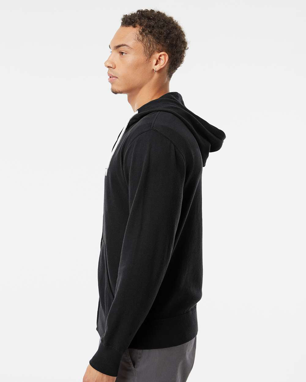 Unisex Lightweight Zip Hood