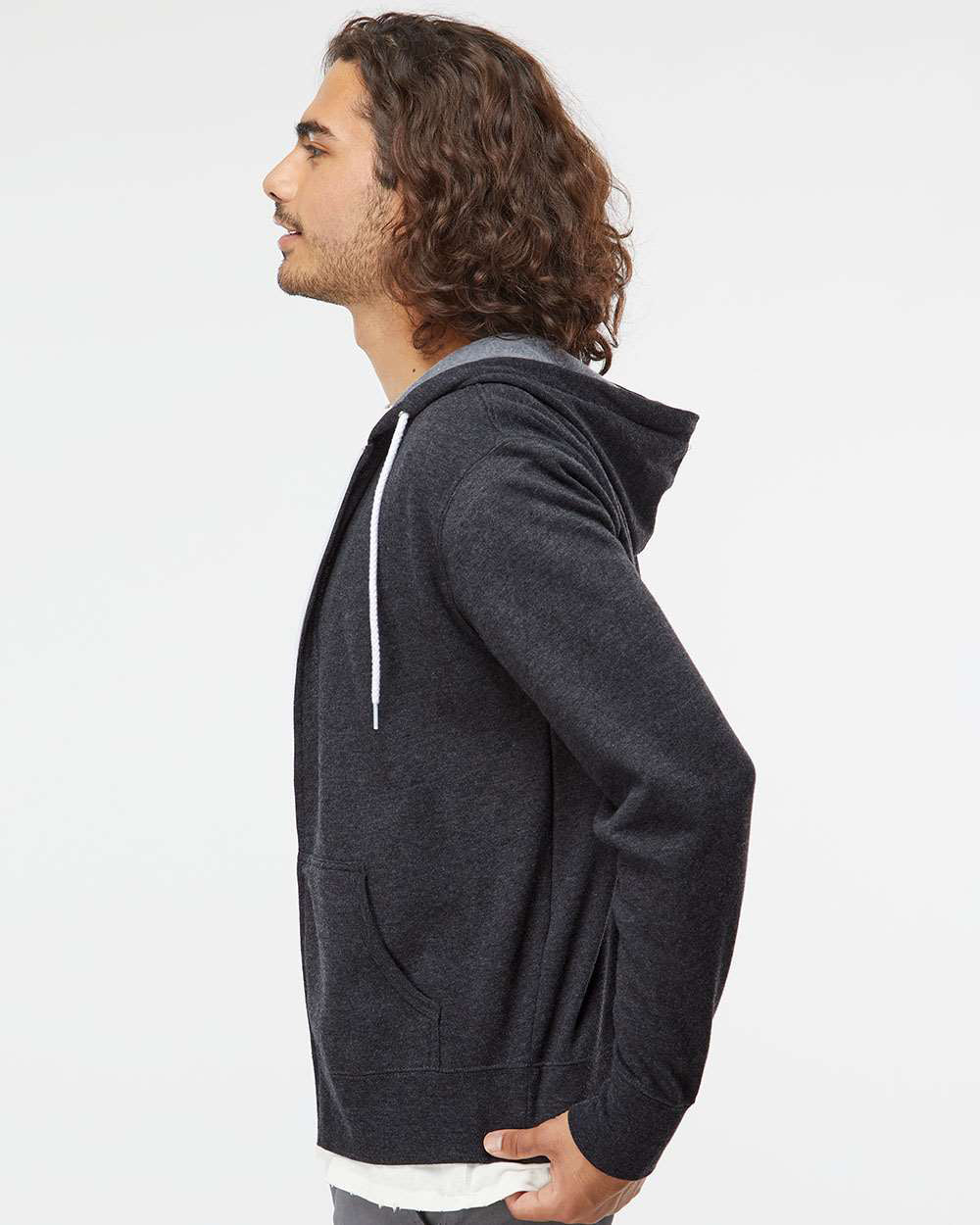 Unisex Lightweight Zip Hood