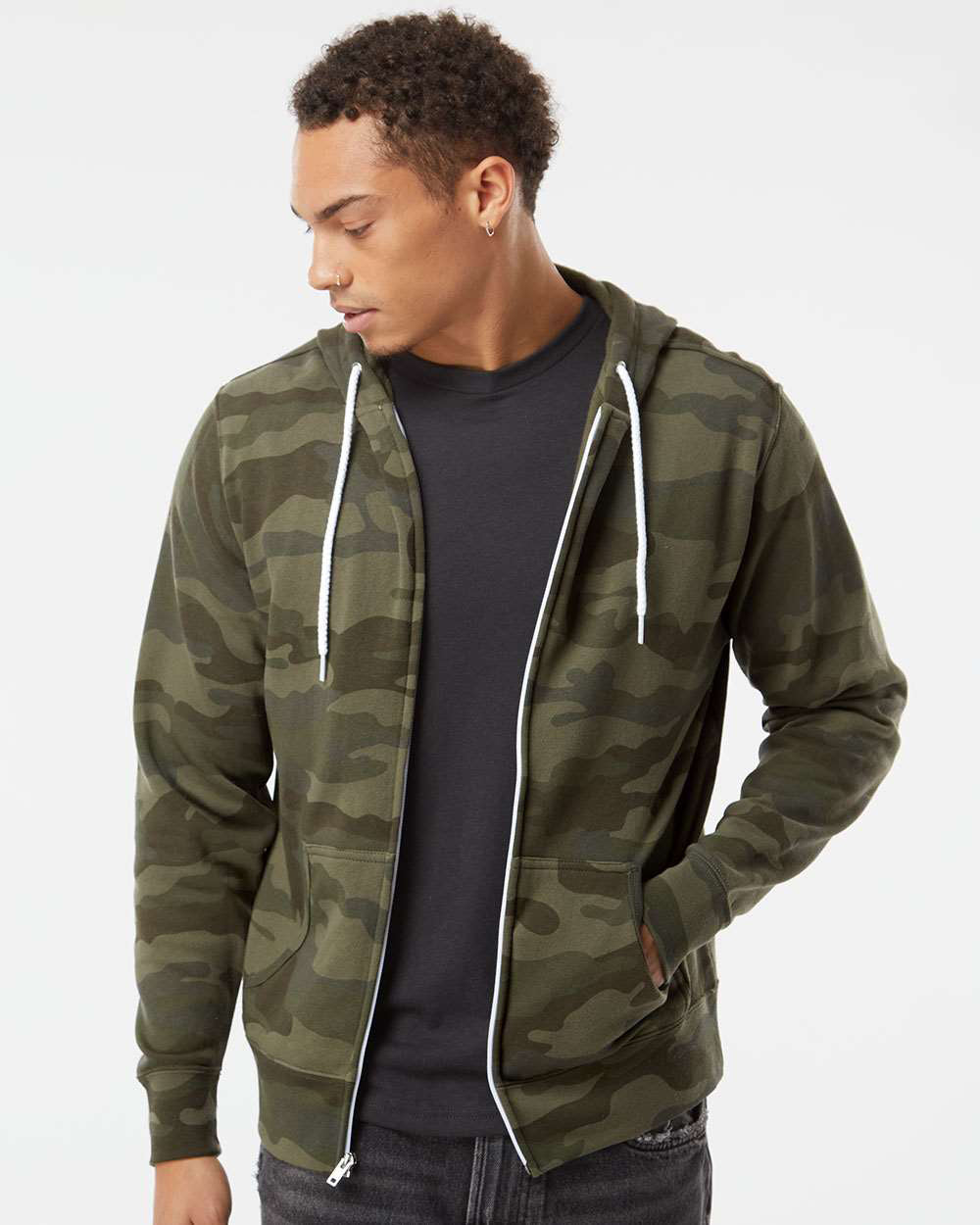 Unisex Lightweight Zip Hood