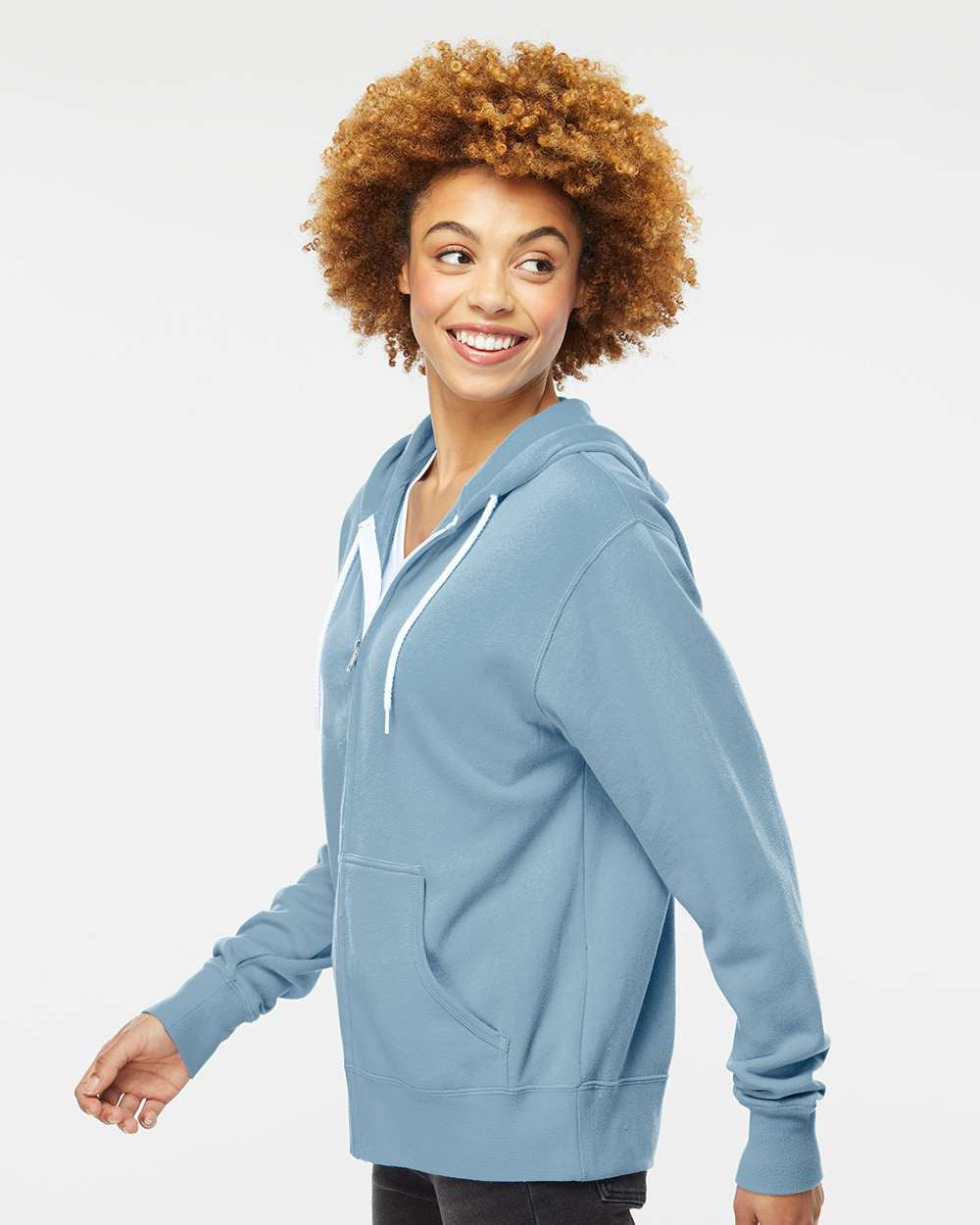 Unisex Lightweight Zip Hood