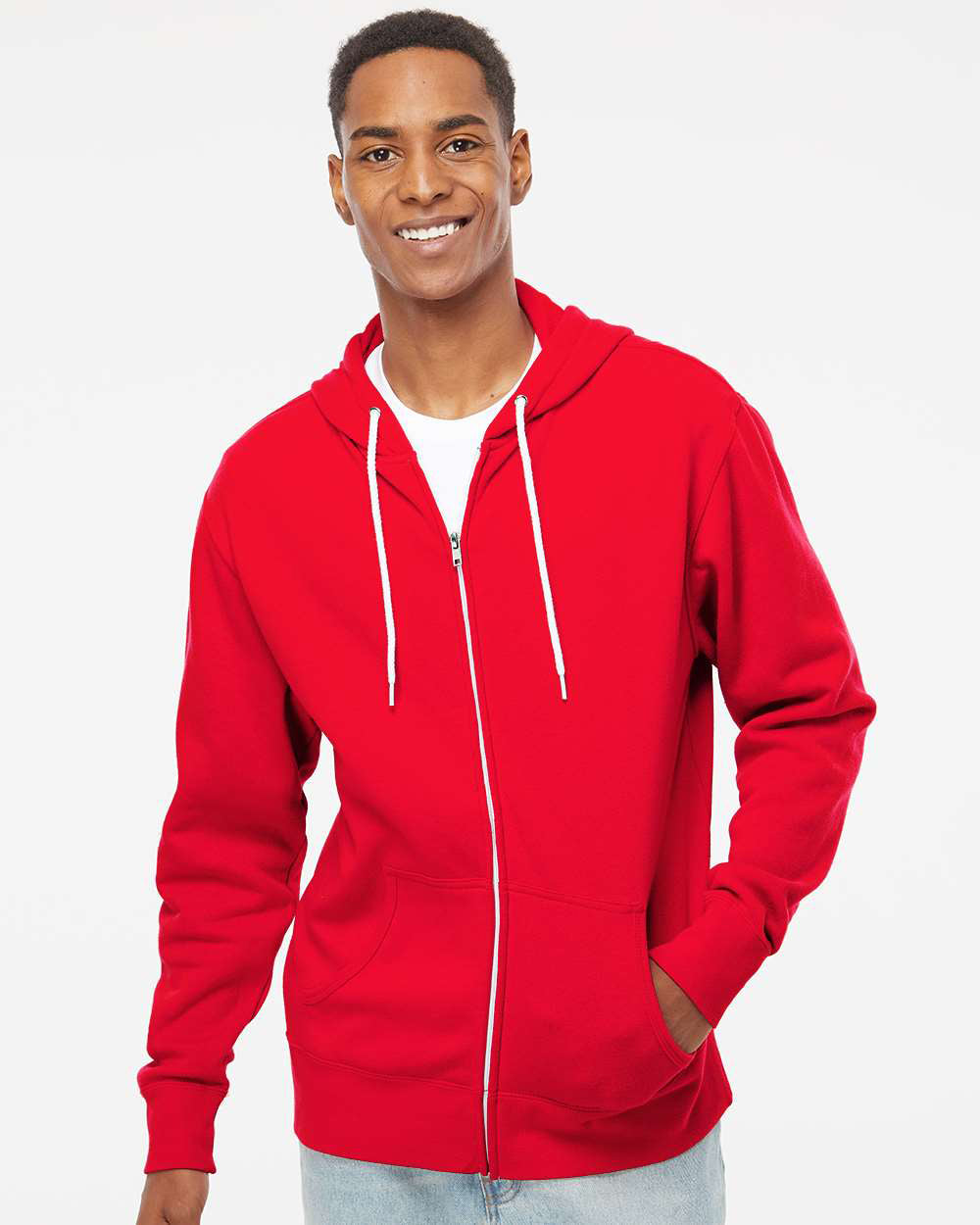 Unisex Lightweight Zip Hood