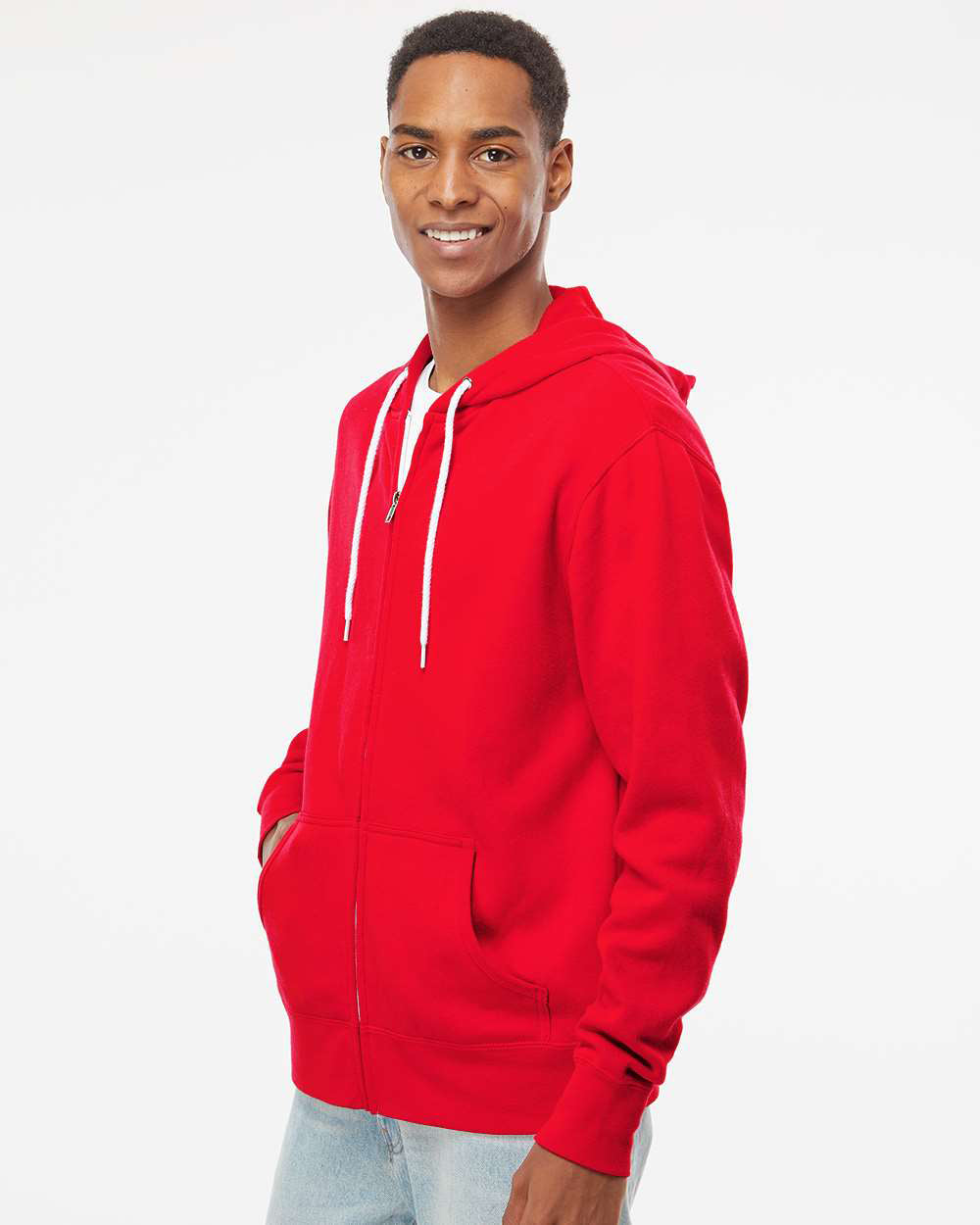 Unisex Lightweight Zip Hood