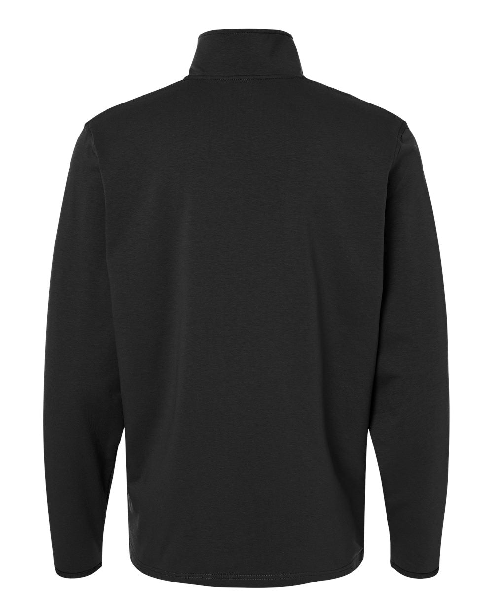 Independent Trading Company Perform Quarter Zip in Black, quarter-zip — back view