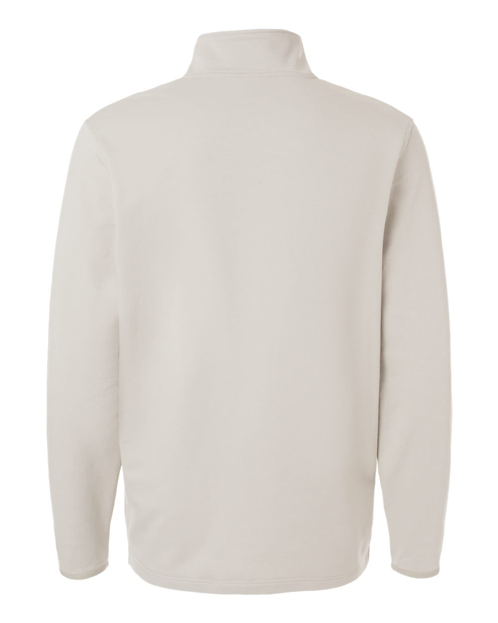 Independent Trading Company Perform Quarter Zip in Smoke, quarter-zip — back view