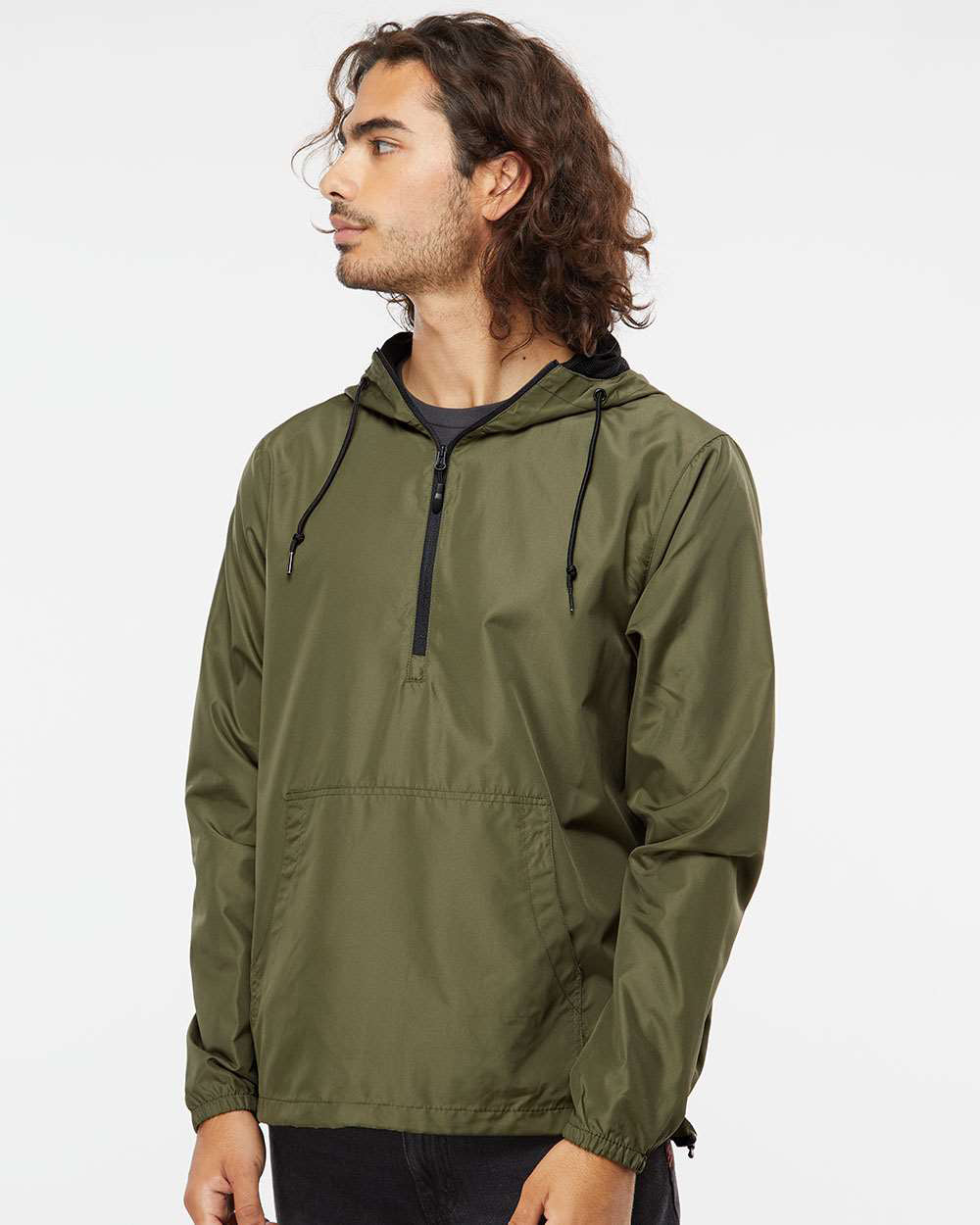 Lightweight Pullover Windbreaker Anorak Jacket