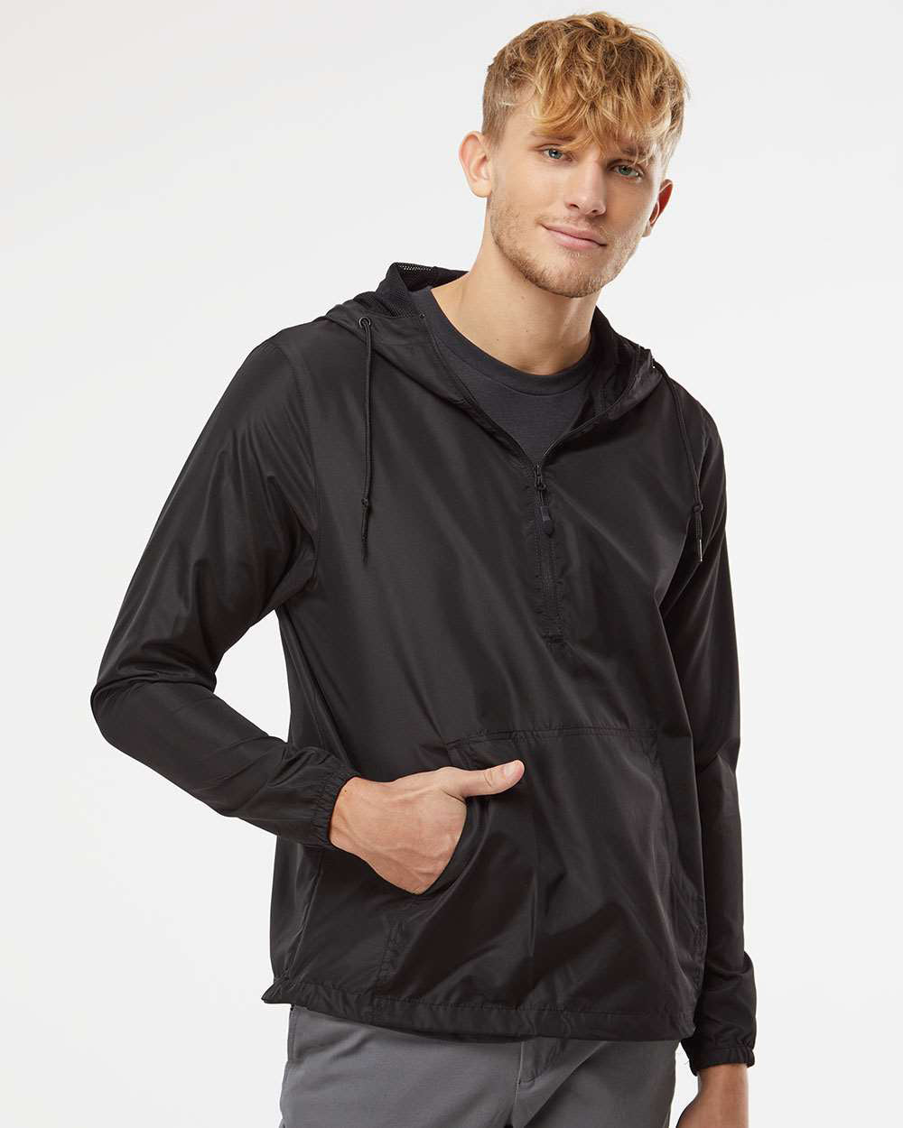 Lightweight Pullover Windbreaker Anorak Jacket