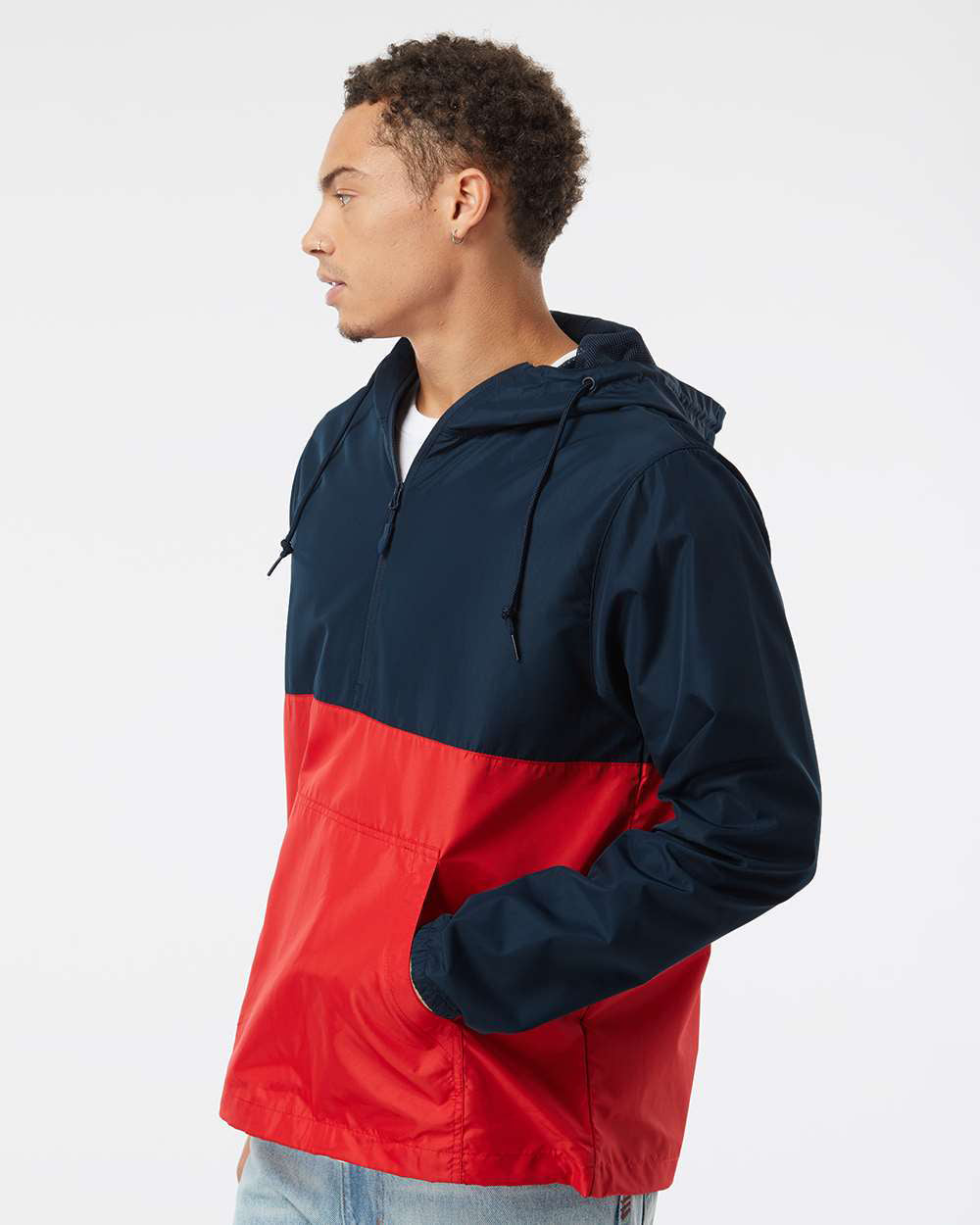 Lightweight Pullover Windbreaker Anorak Jacket