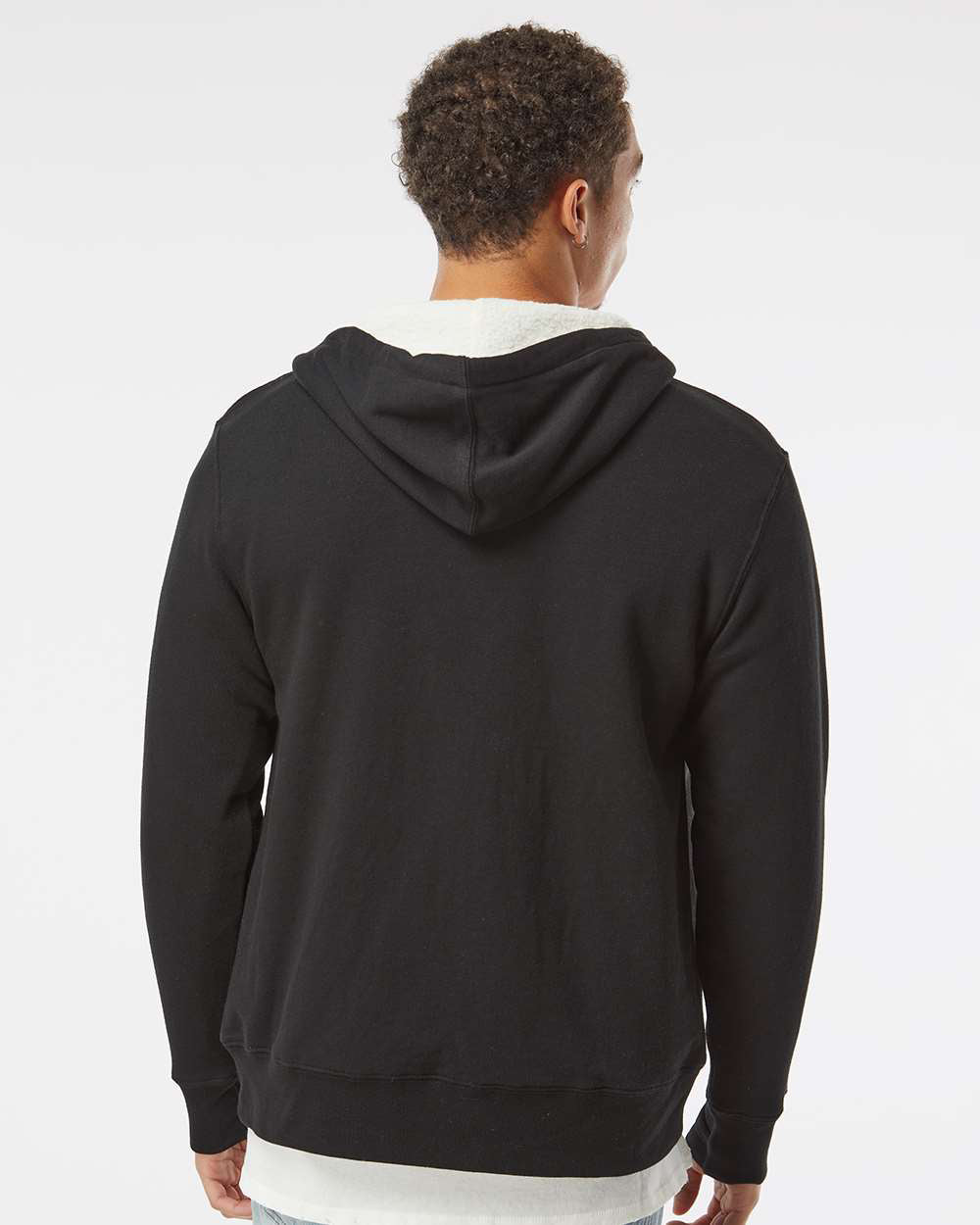 Unisex Heavyweight Sherpa Lined Zip Hood