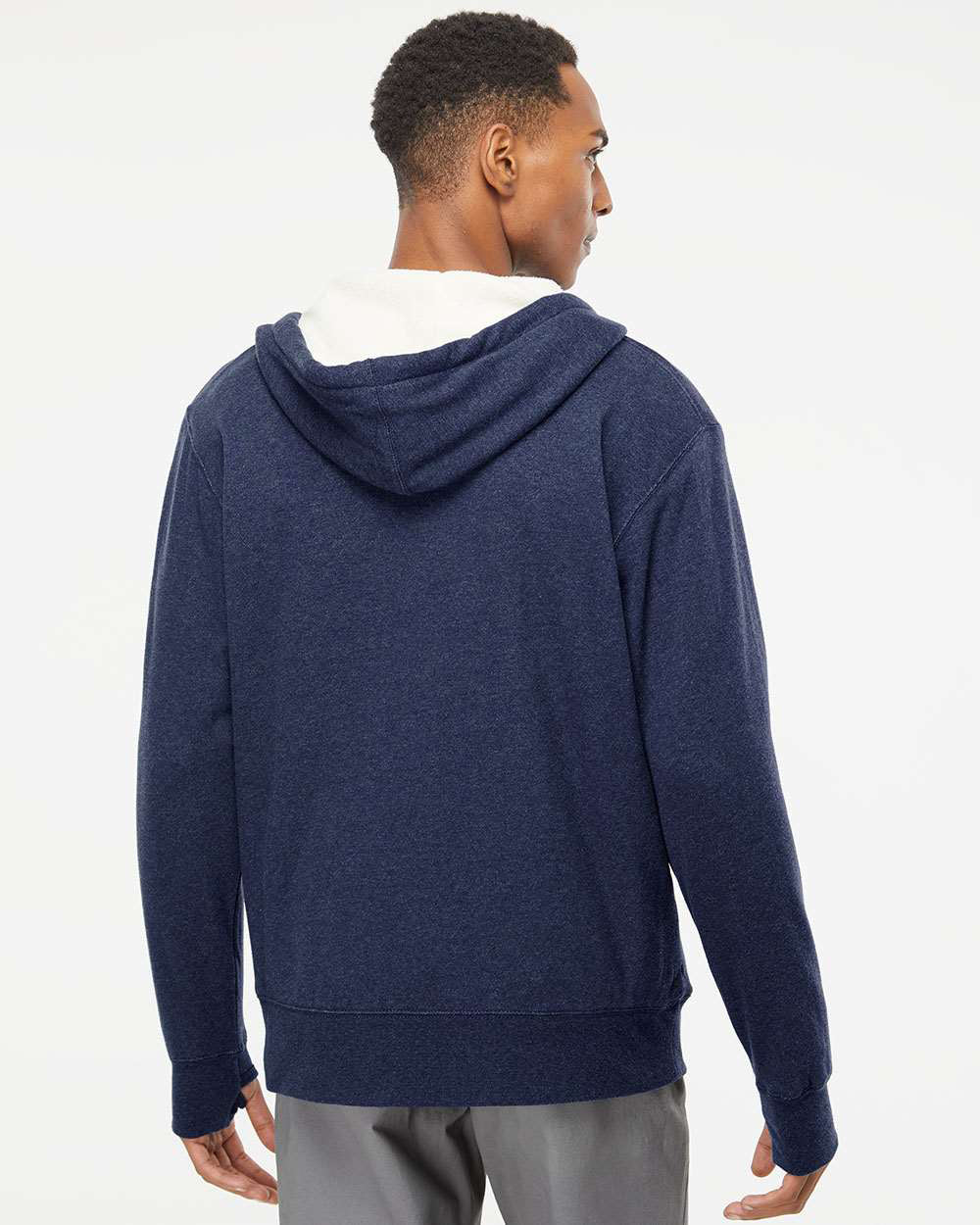 Unisex Heavyweight Sherpa Lined Zip Hood