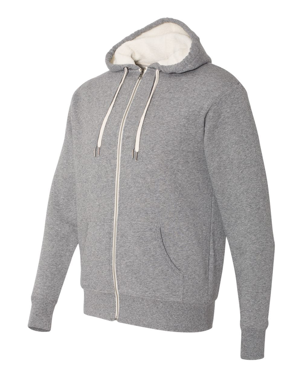 Unisex Heavyweight Sherpa Lined Zip Hood