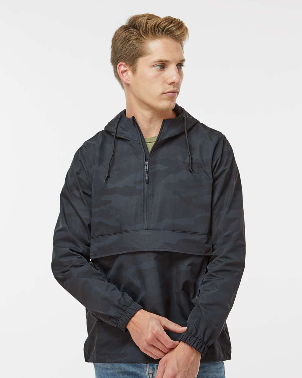 Water Resistant Windbreaker Anorak Jacket