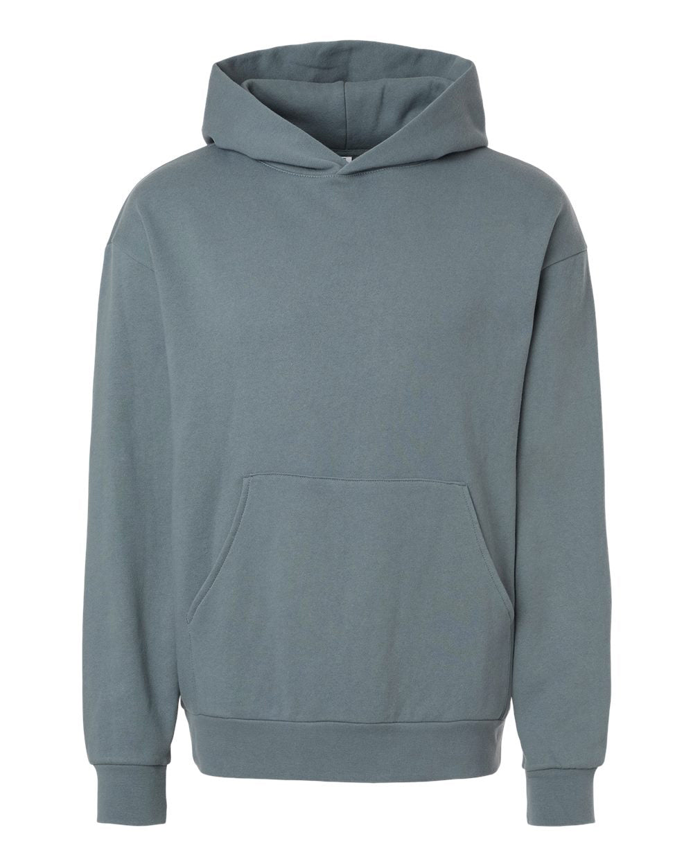 Independent Trading Company AVENUE 8.5oz/280gm Midweight Pullover Hood in Blue — front view