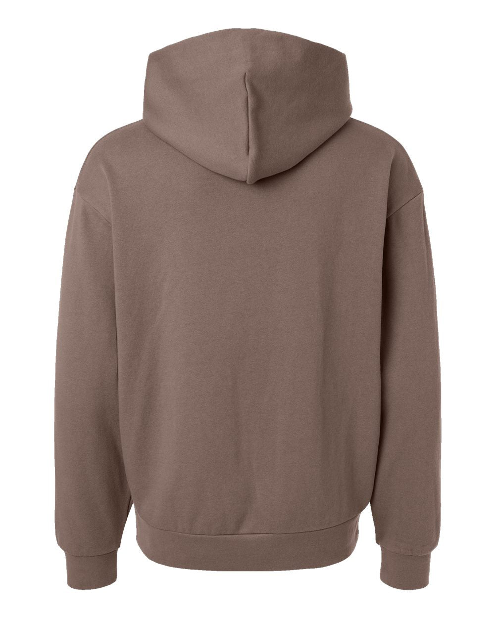 Independent Trading Company AVENUE 8.5oz/280gm Midweight Pullover Hood — back view