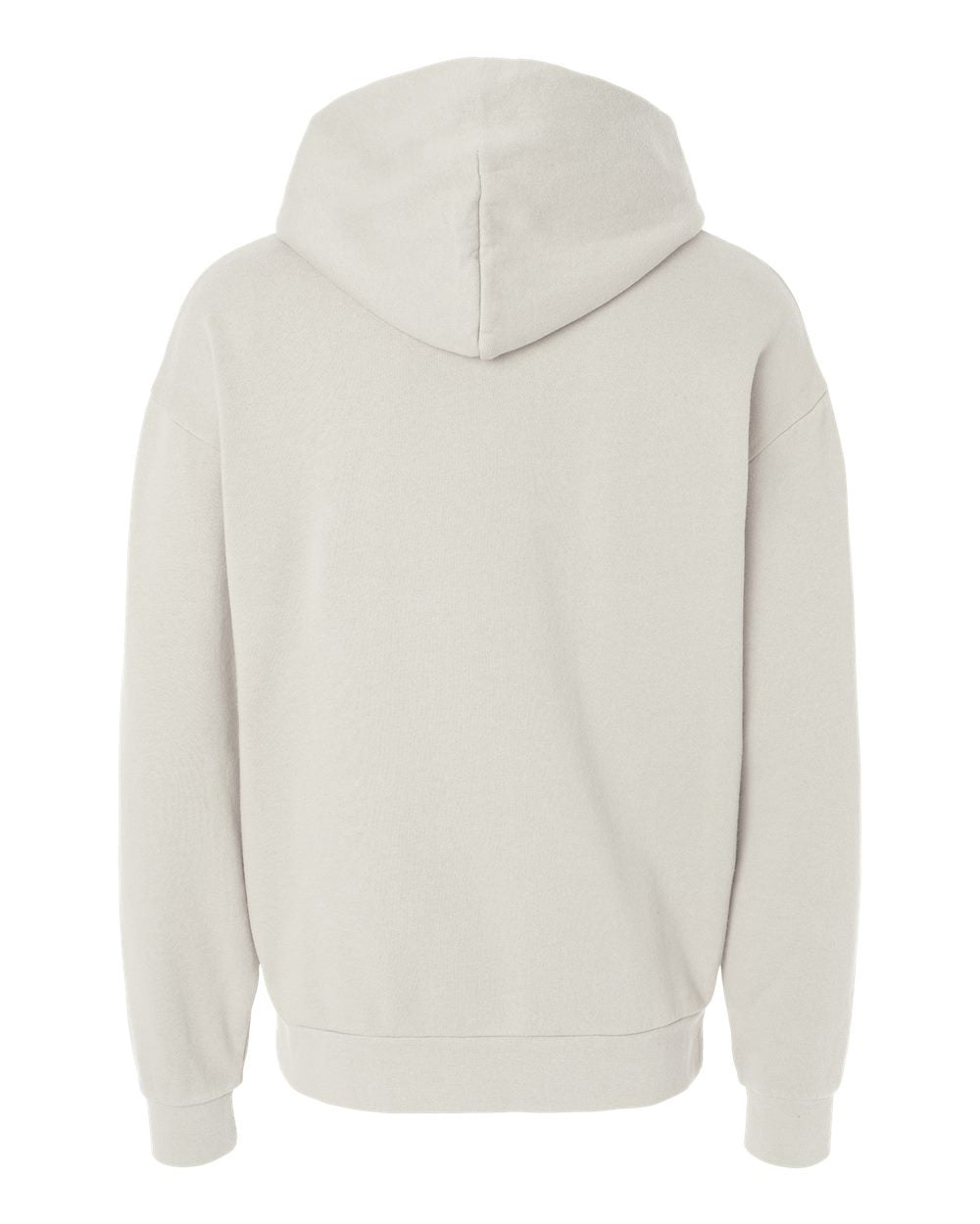 Independent Trading Company AVENUE 8.5oz/280gm Midweight Pullover Hood in Ivory — back view (2)