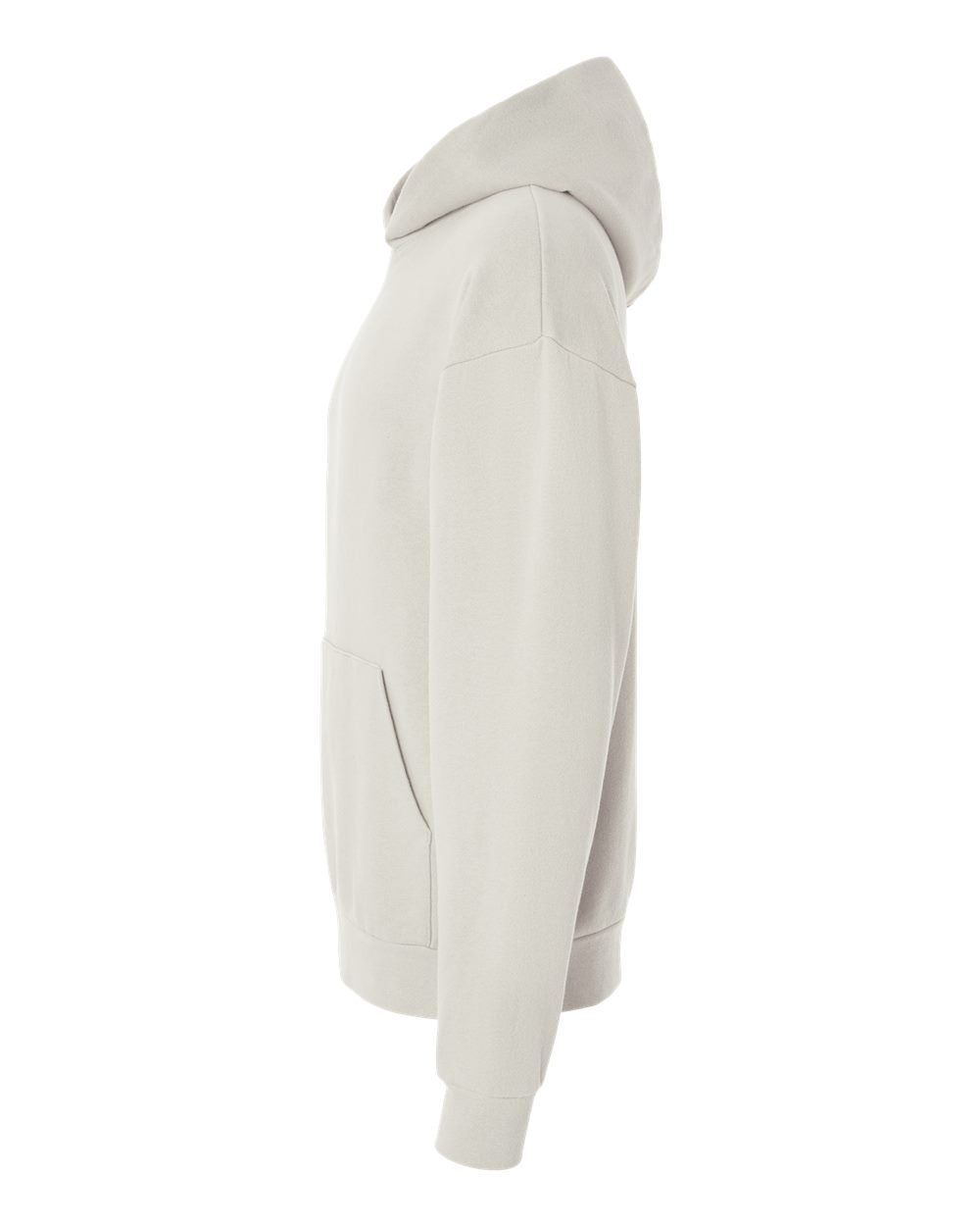 Independent Trading Company AVENUE 8.5oz/280gm Midweight Pullover Hood in Ivory — side view (2)