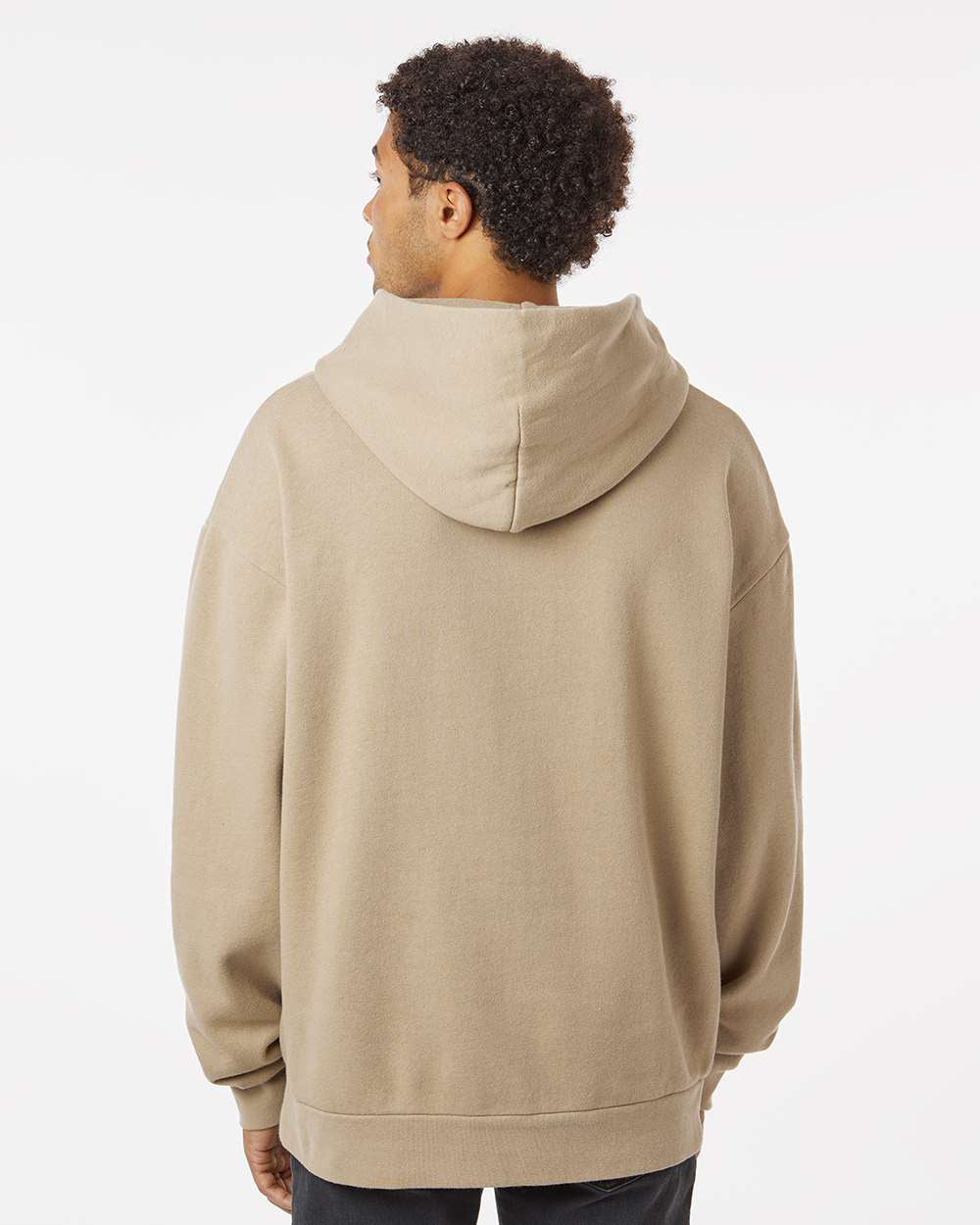 Independent Trading Company AVENUE 8.5oz/280gm Midweight Pullover Hood — back view (4)
