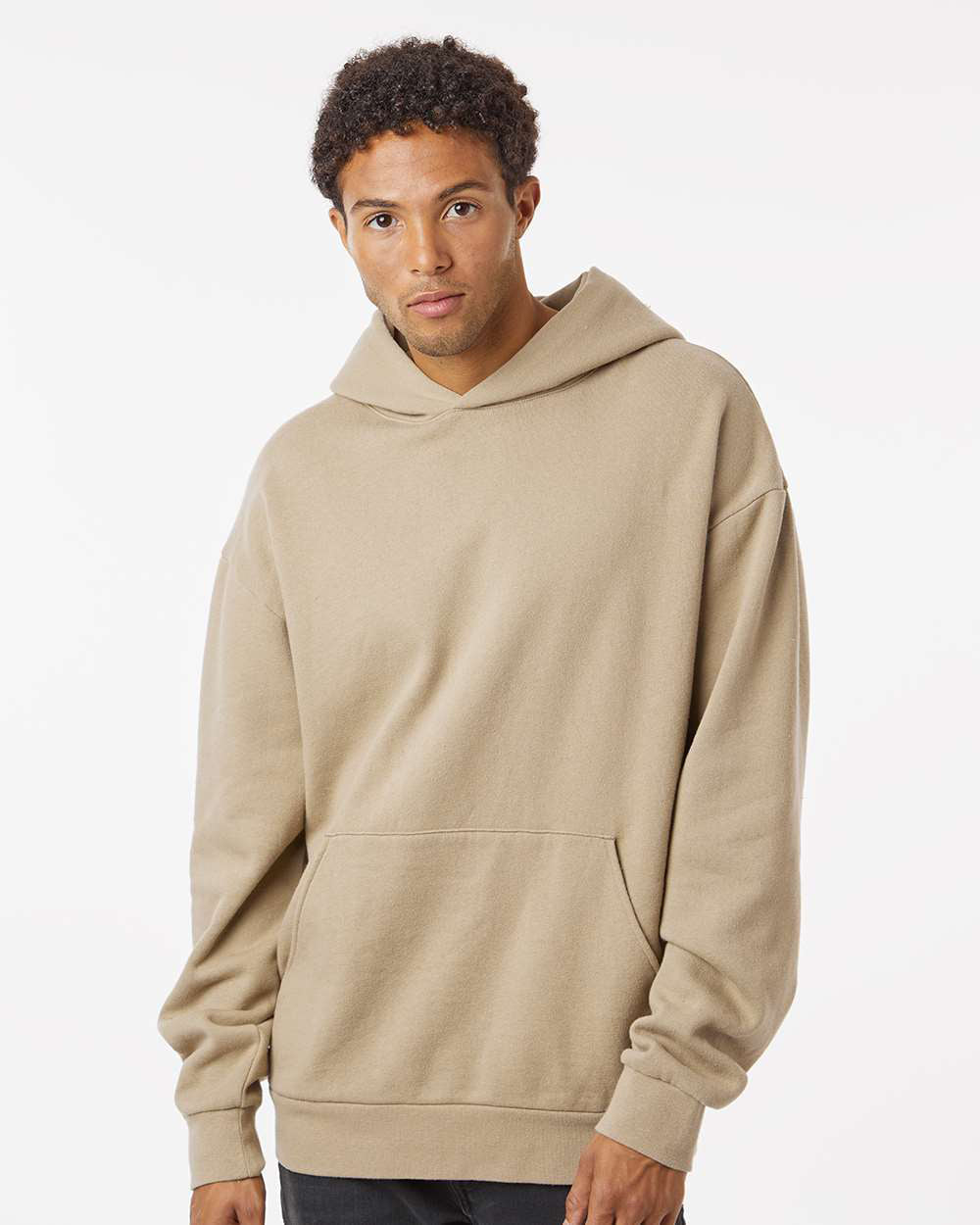 Independent Trading Company AVENUE 8.5oz/280gm Midweight Pullover Hood — front view (4)