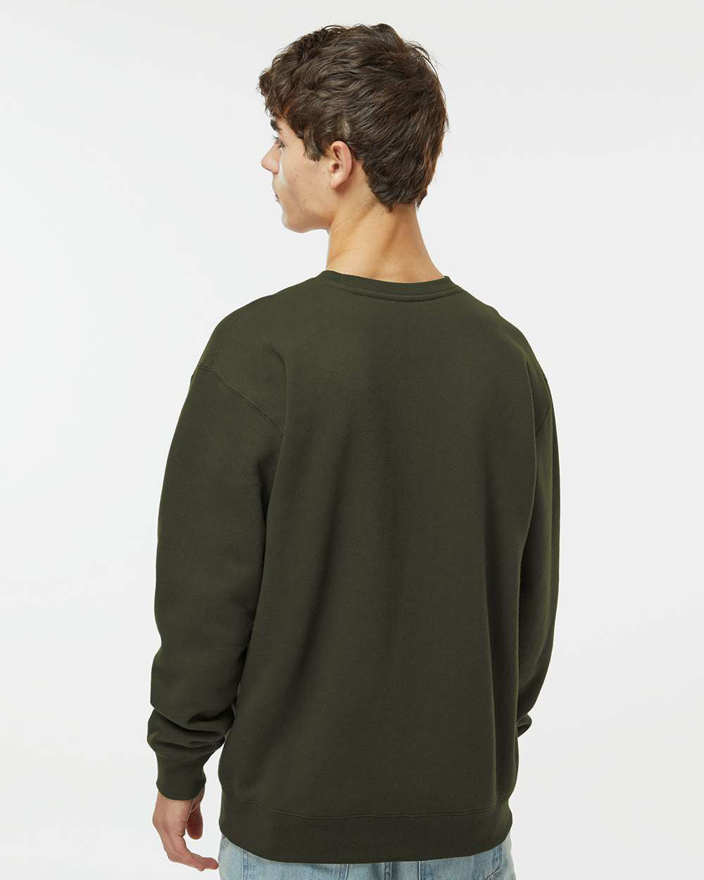 Independent Trading Company 10oz. Heavyweight Crew, crewneck — back view (2)