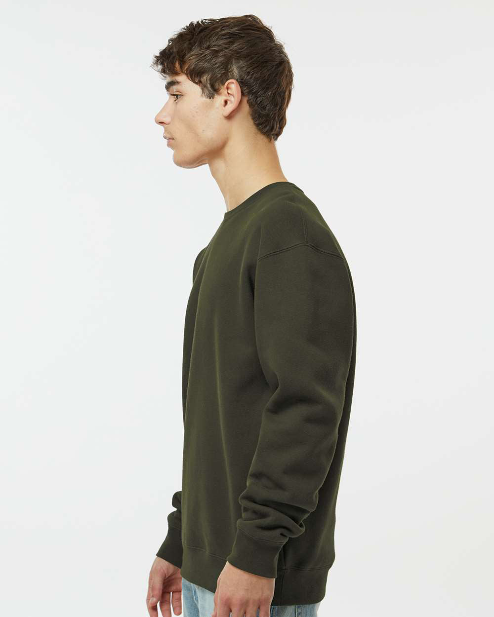Independent Trading Company 10oz. Heavyweight Crew, crewneck — side view (2)