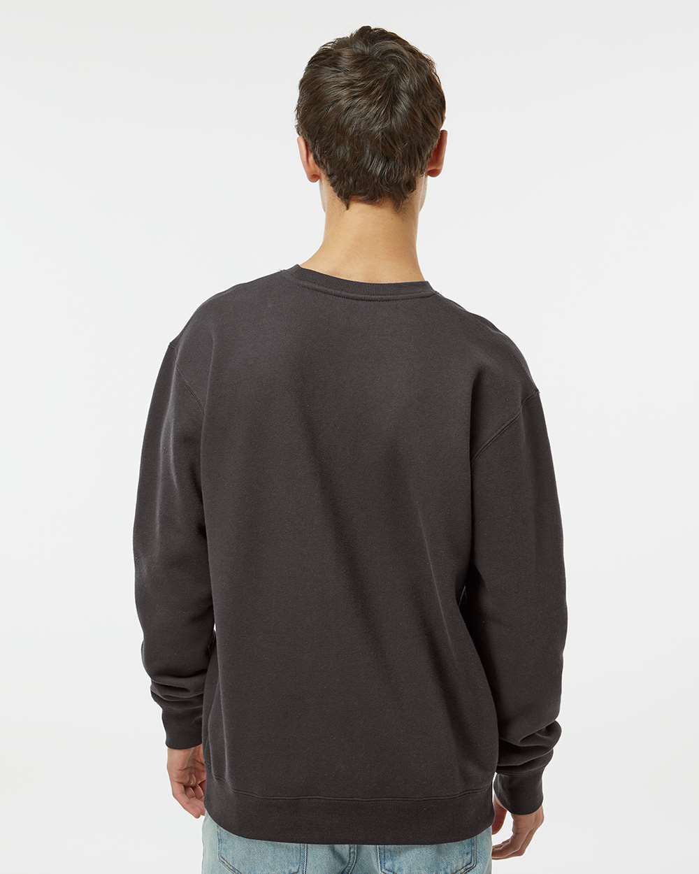 Independent Trading Company 10oz. Heavyweight Crew, crewneck — back view (7)
