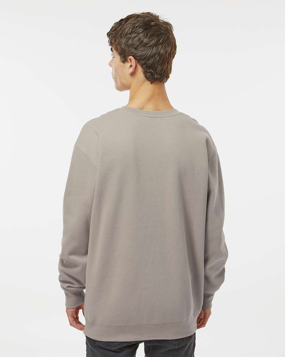 Independent Trading Company 10oz. Heavyweight Crew, crewneck — back view (3)