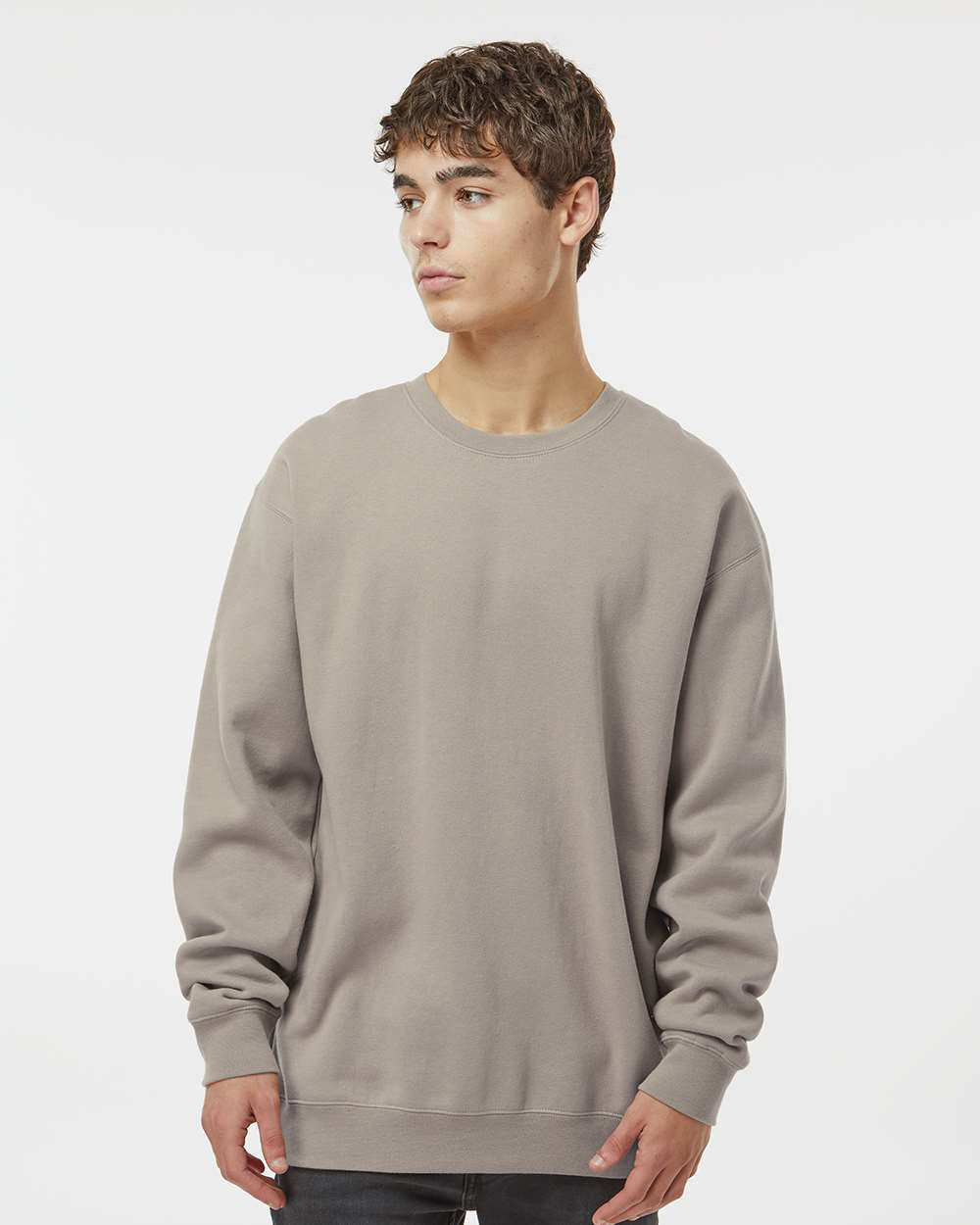 Independent Trading Company 10oz. Heavyweight Crew, crewneck — front view (3)