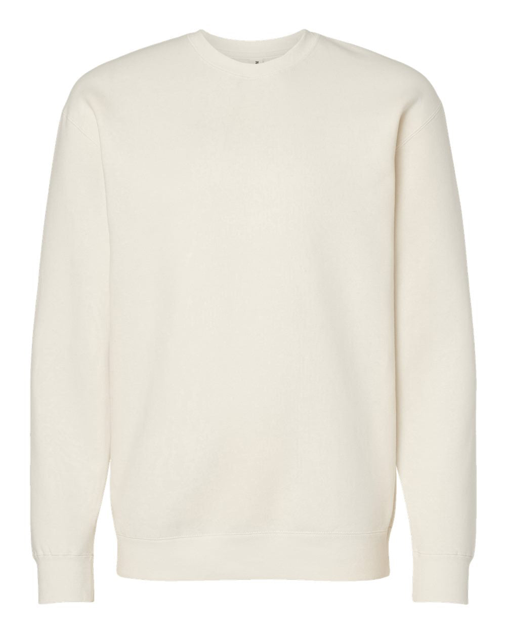 Independent Trading Company 10oz. Heavyweight Crew in Ivory, crewneck — front view