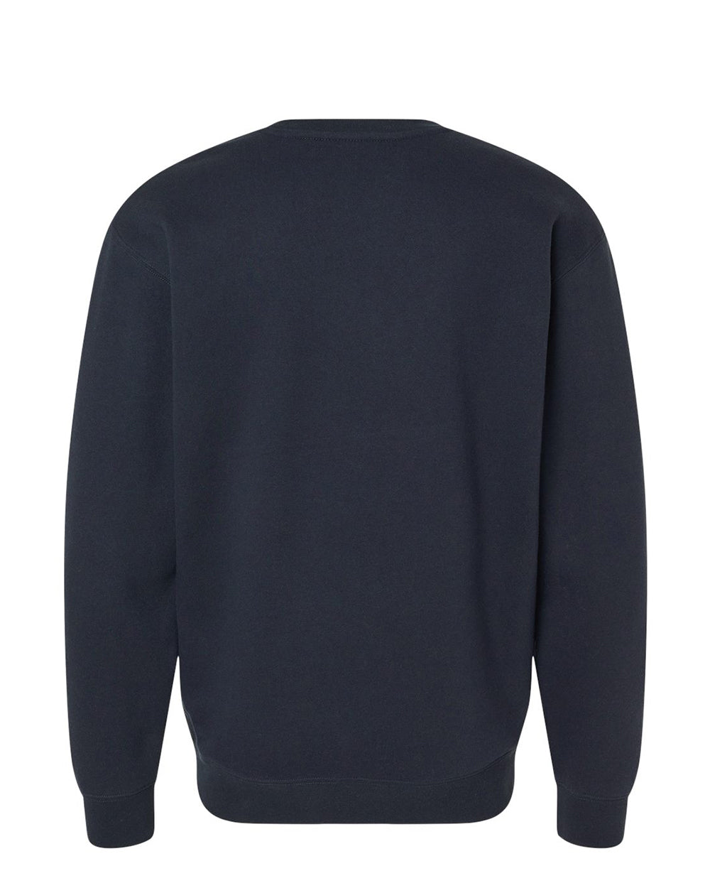 Independent Trading Company 10oz. Heavyweight Crew in Navy, crewneck — back view