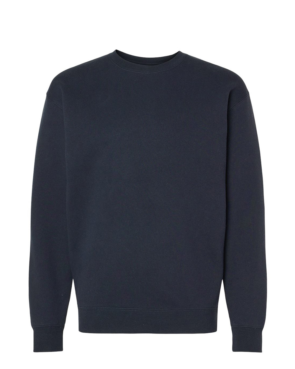 Independent Trading Company 10oz. Heavyweight Crew in Navy, crewneck — front view
