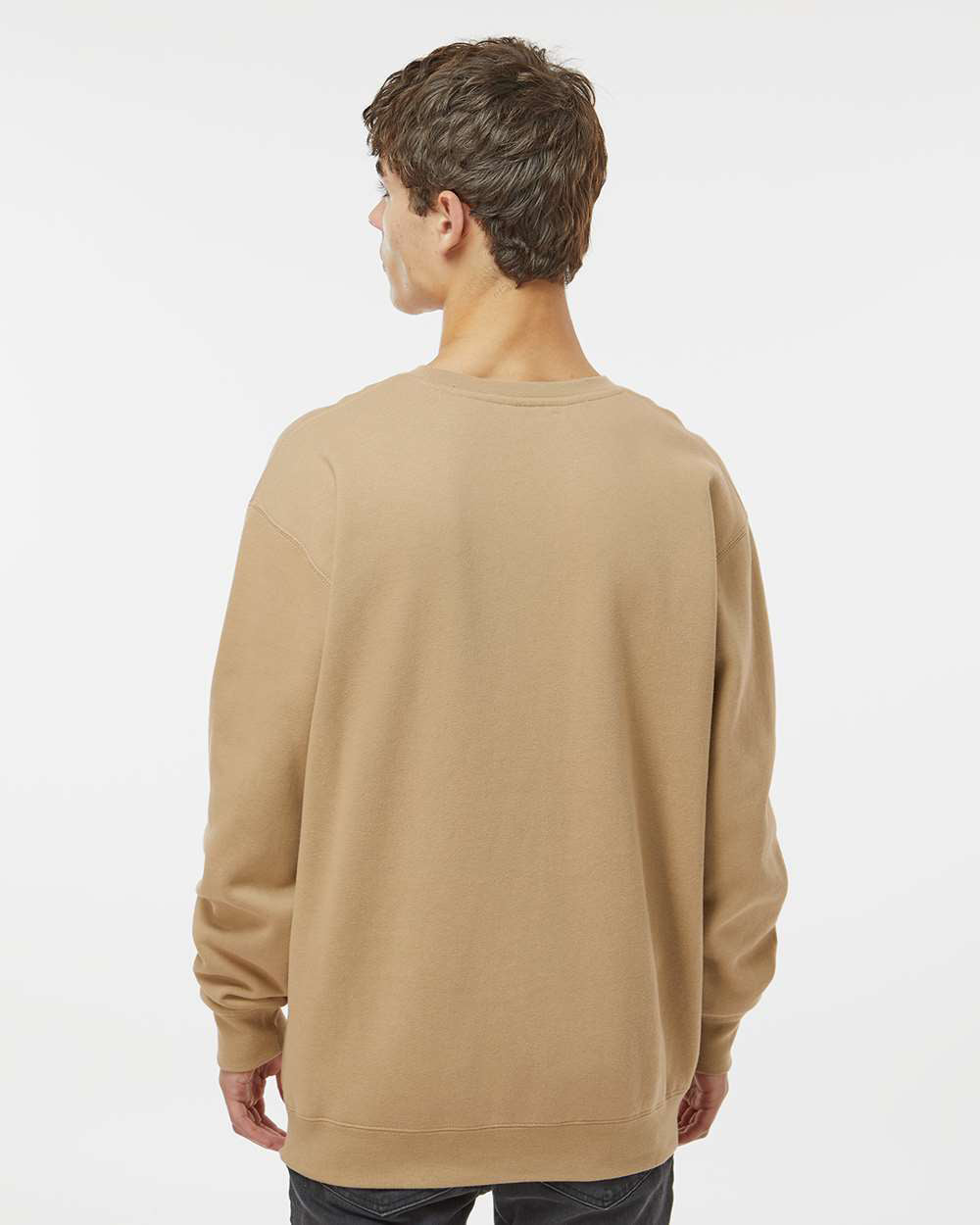 Independent Trading Company 10oz. Heavyweight Crew, crewneck — back view (2)